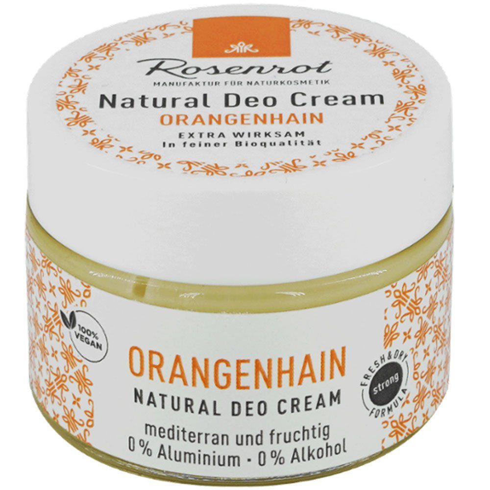 Rosenrot Deo-Creme Deo Creme Orangenhain, Orange, 50 g