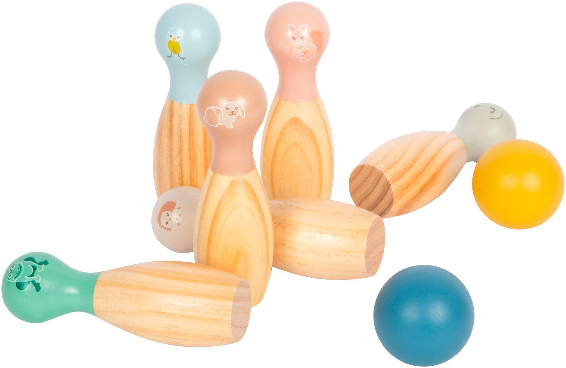 Small Foot Spiel Bowling Garden Buddies, Outdoorspiel