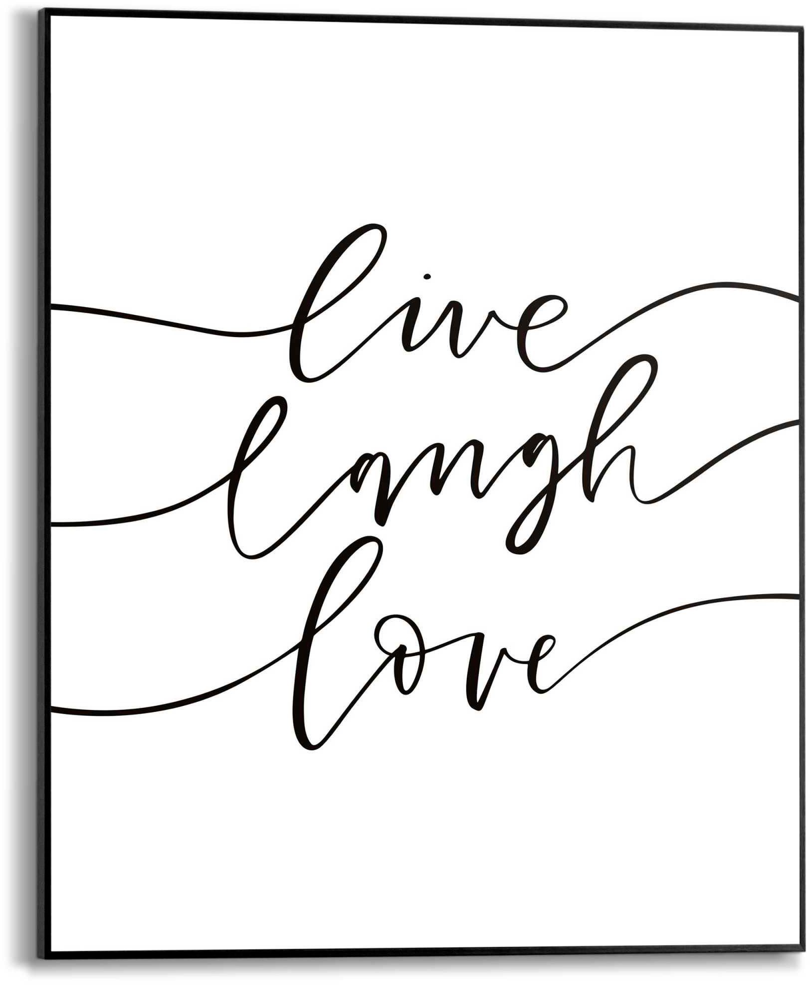 Reinders! Poster Live laugh love günstig online kaufen