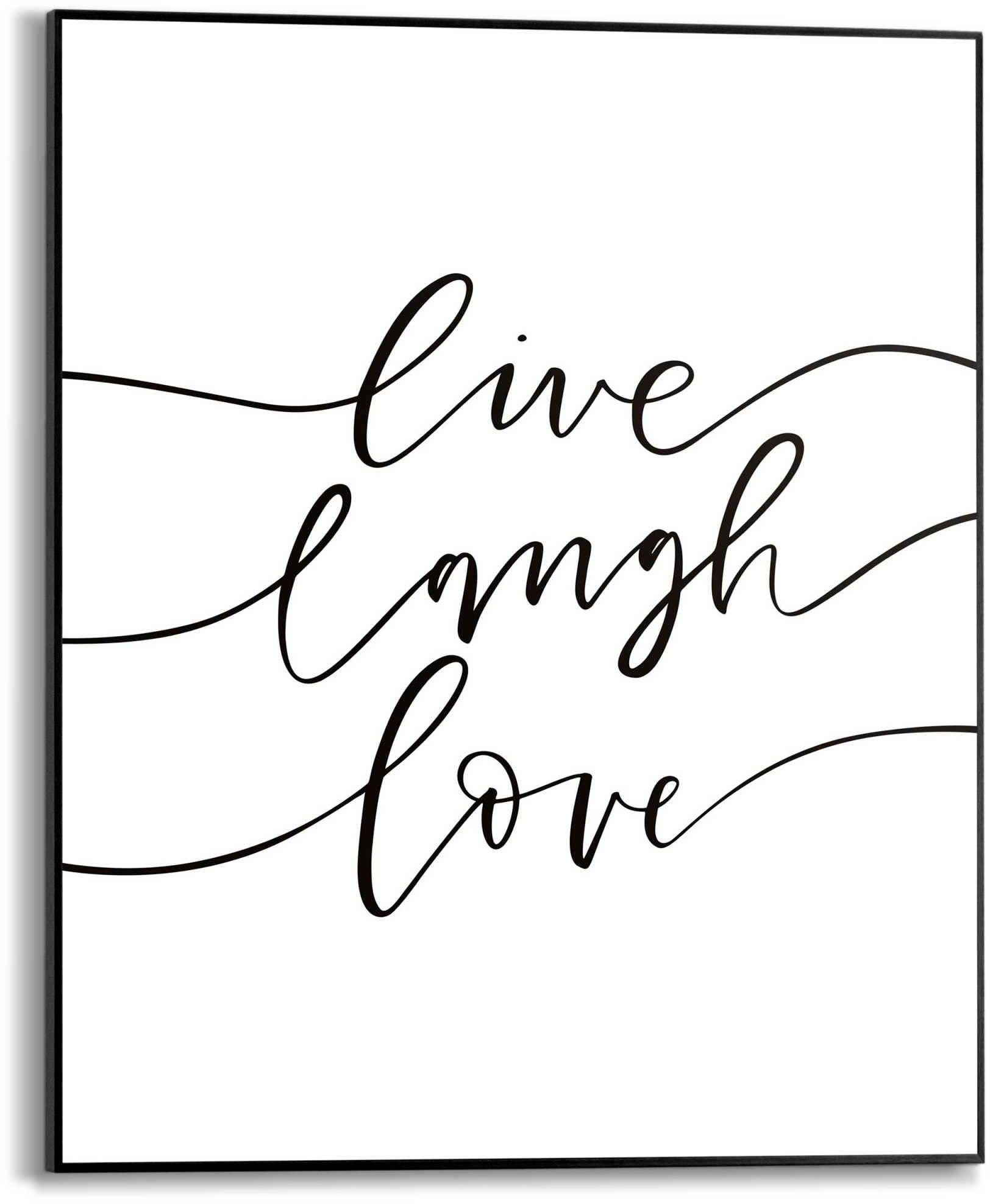 Reinders! Poster Live laugh love, Mix & Match einfach in verschiedenen  Motive und Größen zu kombinieren