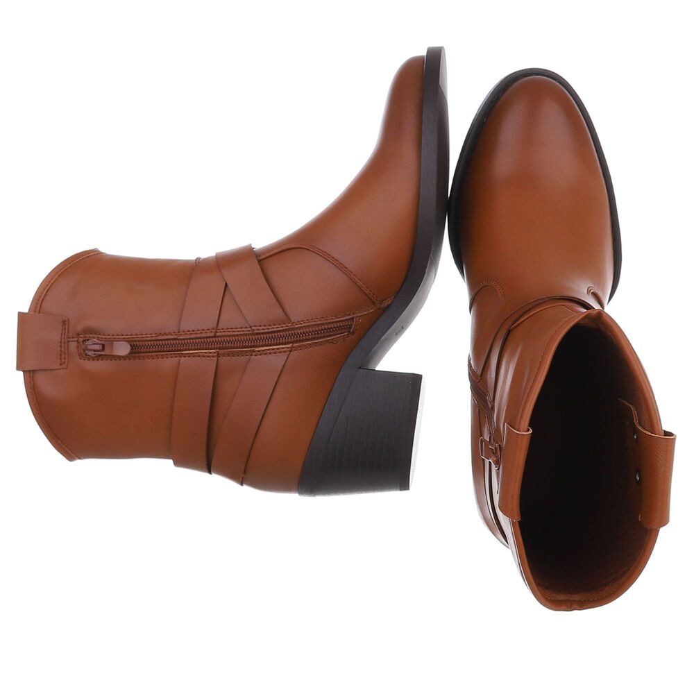 Ital-Design Damen Bikerschuhe Biker Westernstiefelette (87740318) günstig online kaufen