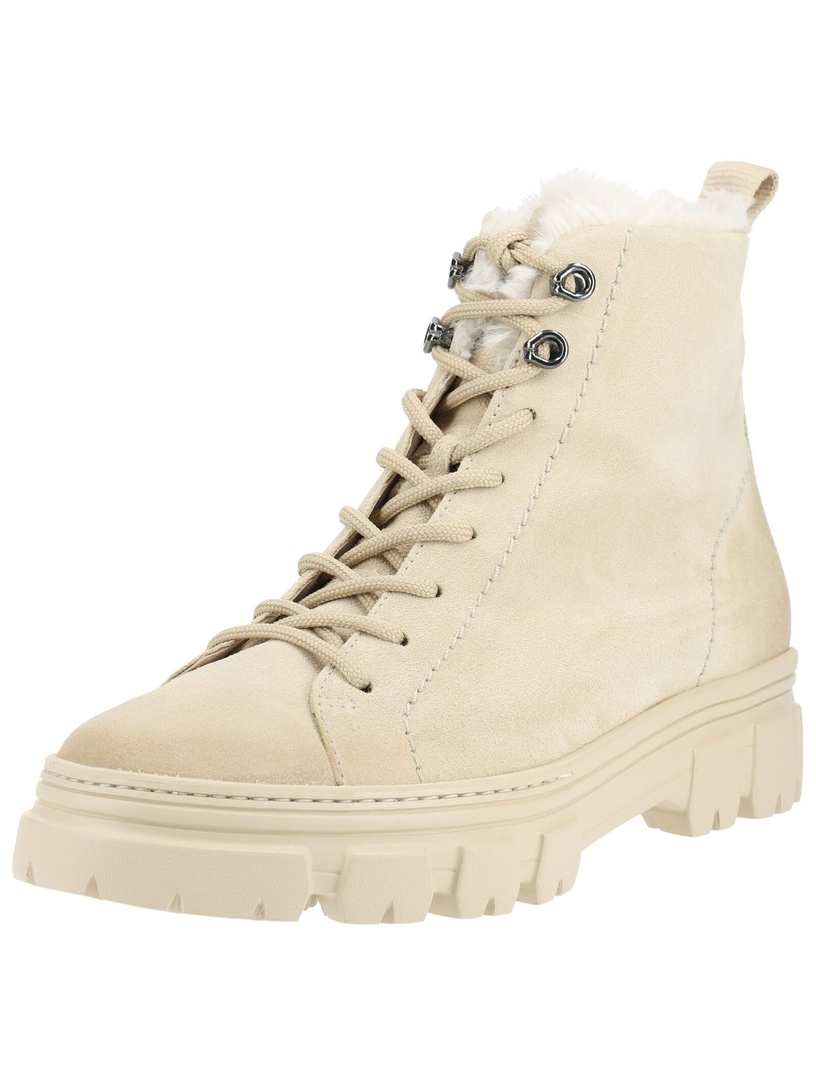 Paul Green Paul Green Stiefelette Veloursleder Schnürstiefelette