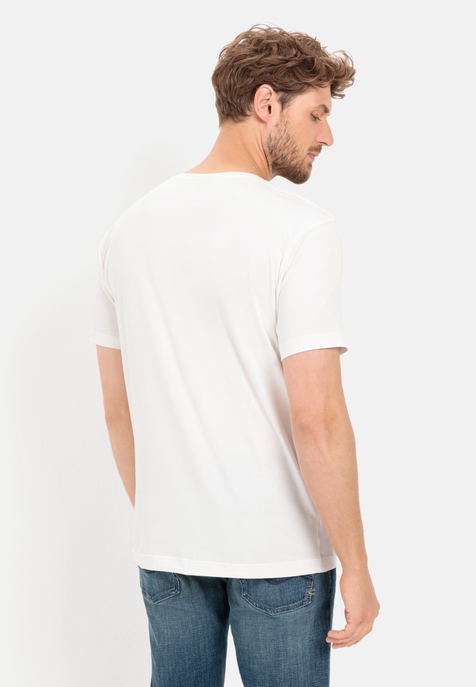 camel active Unterziehshirt im 3-er Pack Halbarm V-Ausschnitt (Set, 3-St., günstig online kaufen