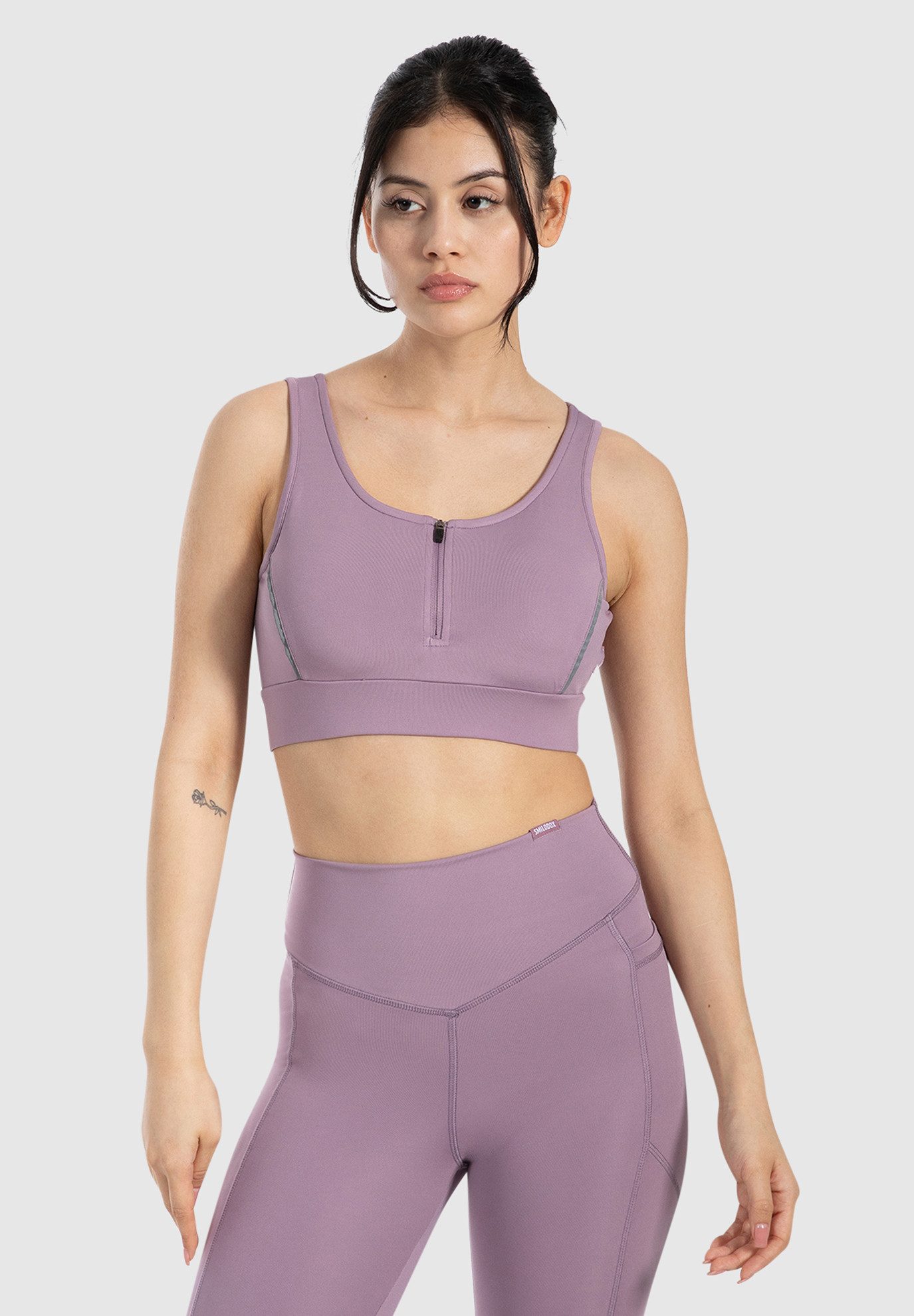 Smilodox Sport-BH Kathi, Bra mit Zip-Front, integriertem Cup & reflektieren günstig online kaufen