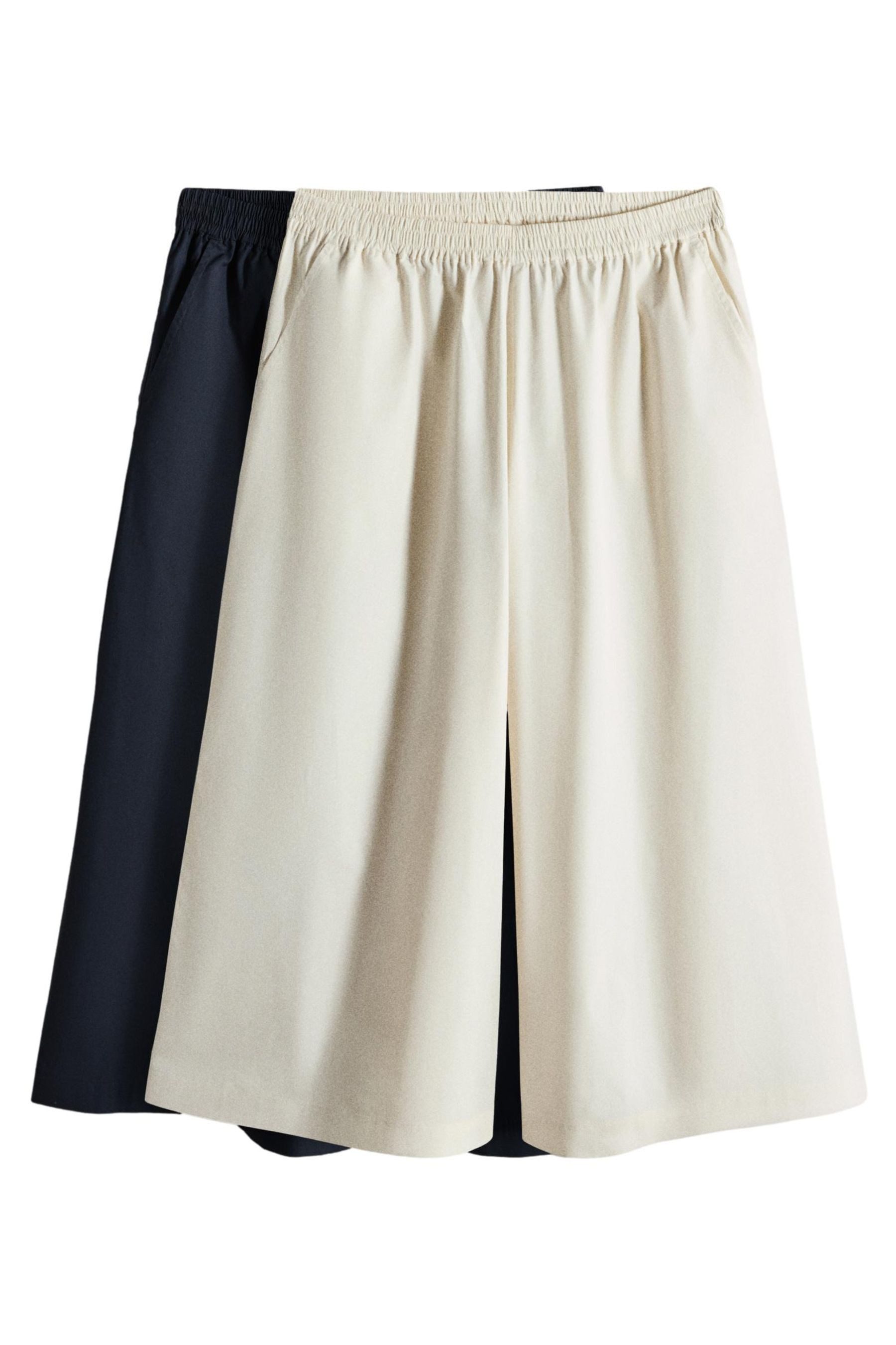 The Set Culotte The Set Hosenrock mit weitem Bein, 2er-Pack (2-tlg)