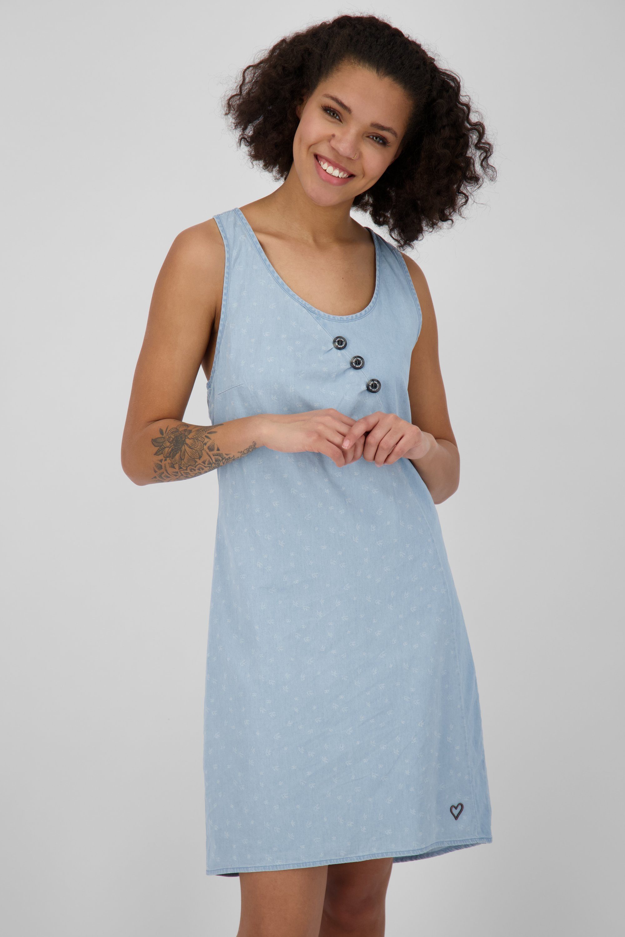 Alife & Kickin Sommerkleid CameronAK Dress light DNM Damen denim Kleid B Sommerkleid, Top