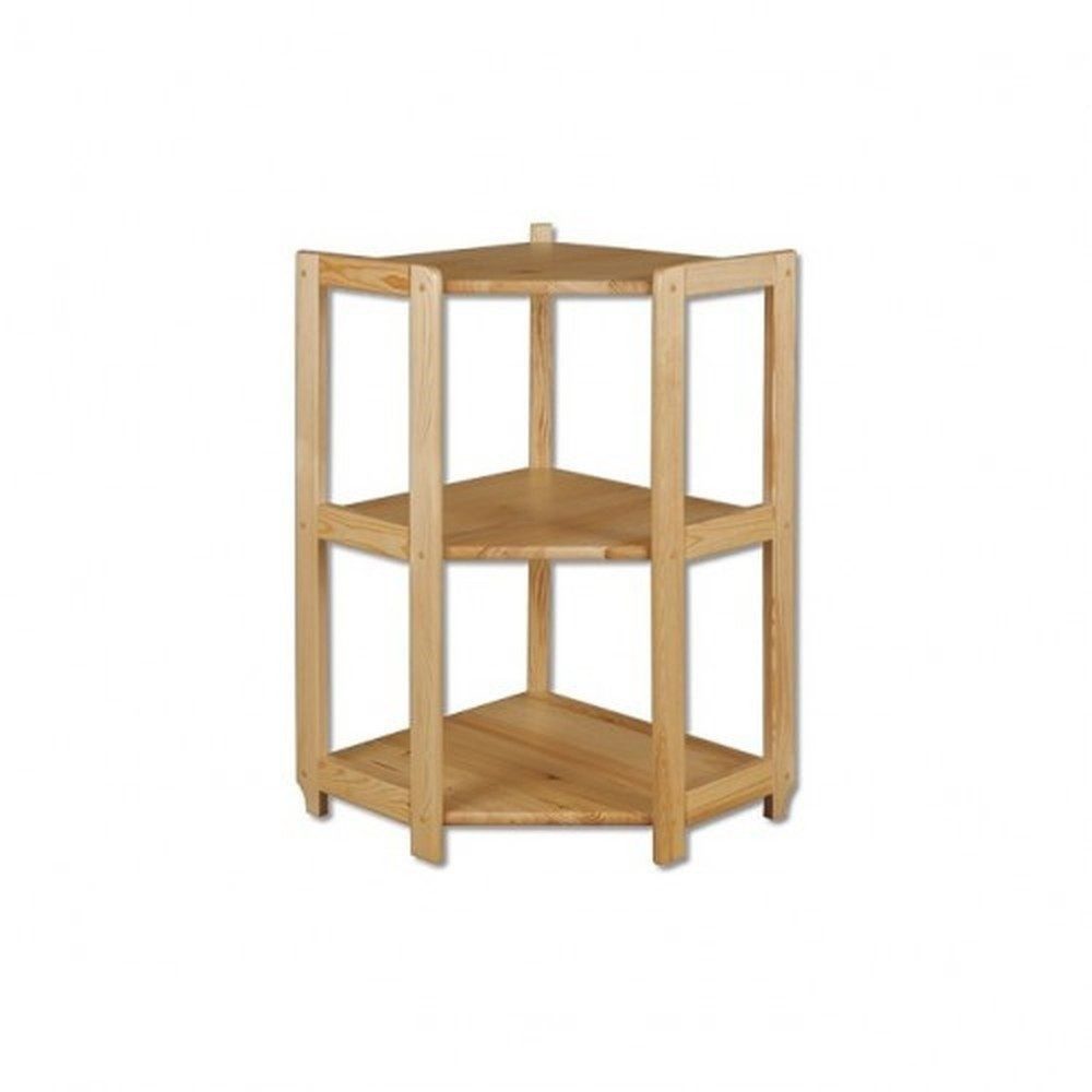 JVmoebel Eckregal Wandregal aus Echtholz im Landhausstil für Wohnzimmer und Büro, 1-tlg., Made in Europa