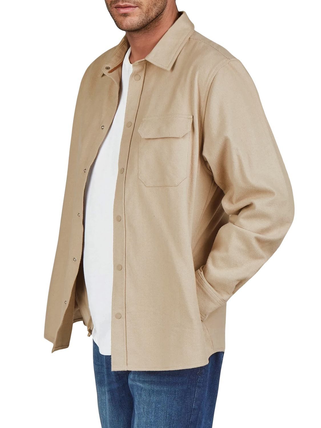 riverso Langarmhemd Herren Overshirt RIVVincent Regular Fit (1-tlg)