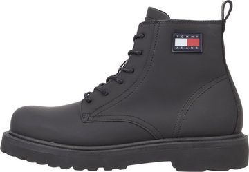 Tommy Jeans TJM RUBERIZED LACE UP BOOT Schnürboots mit seitlicher Logoflagge