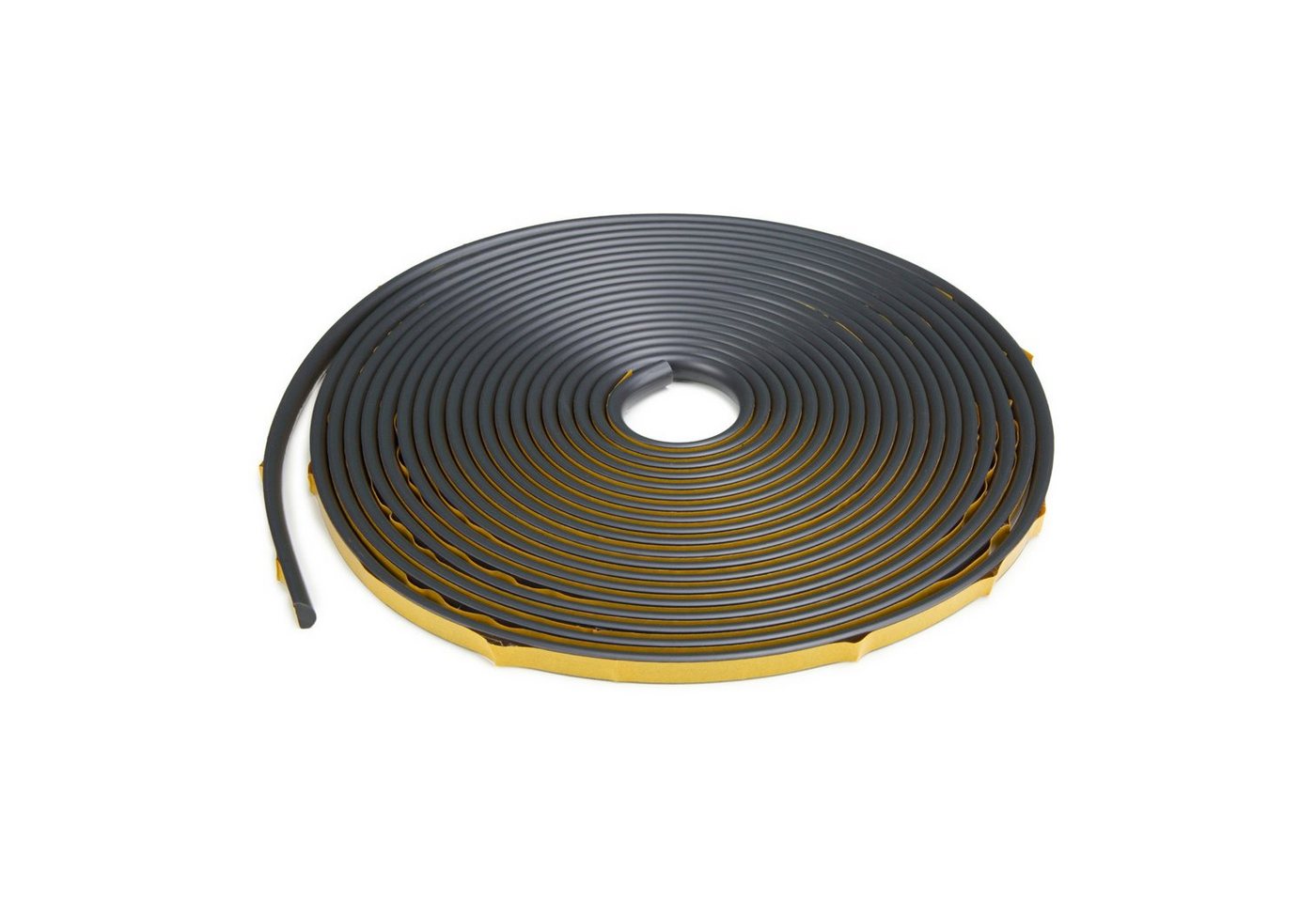 Thumbnail - HEXIMO Zierleiste SFL-1 anthrazit 10 Meter, Flexible Zierleiste (12 x 6 mm) selbstklebend in anthrazit aus PVC - Dichtun...