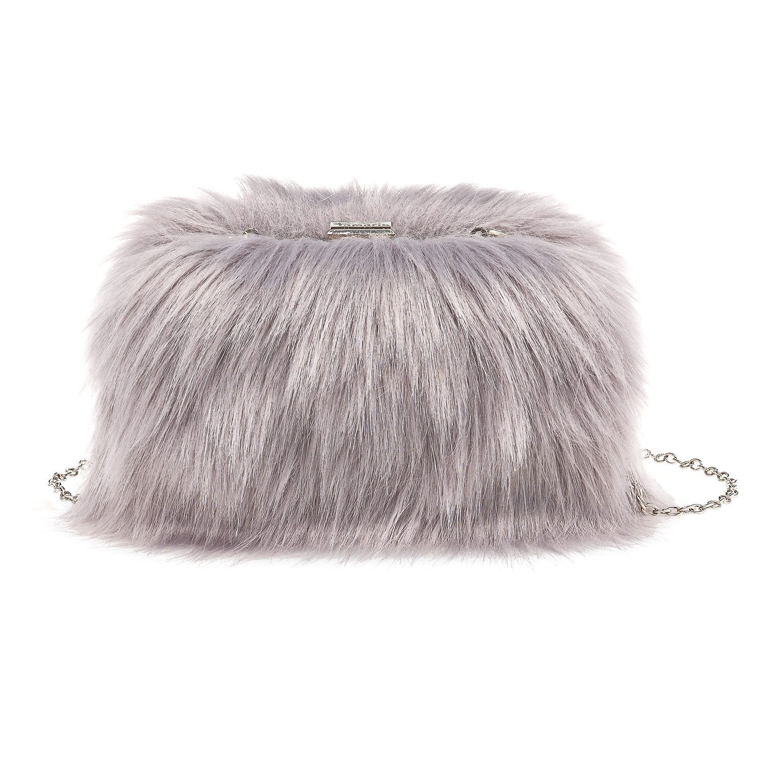Tamaris Clutch Orietta (Set), Damen Umhängetasche, Clutch Bag, Fell-Look