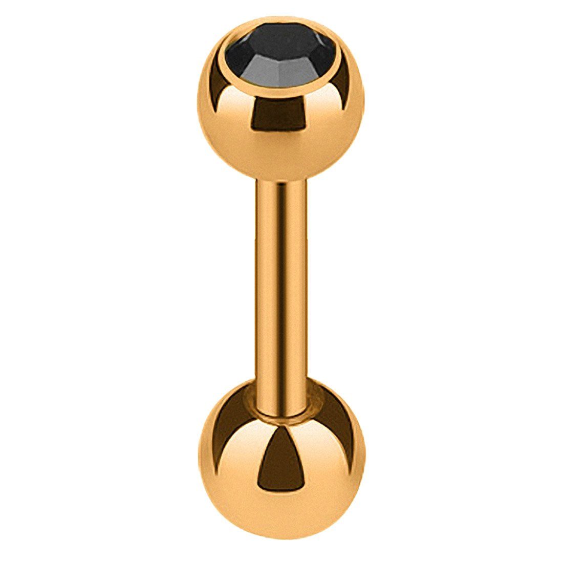 Piercing-Set Piercing Ohr Cartilage Roségold Kristall Kugel