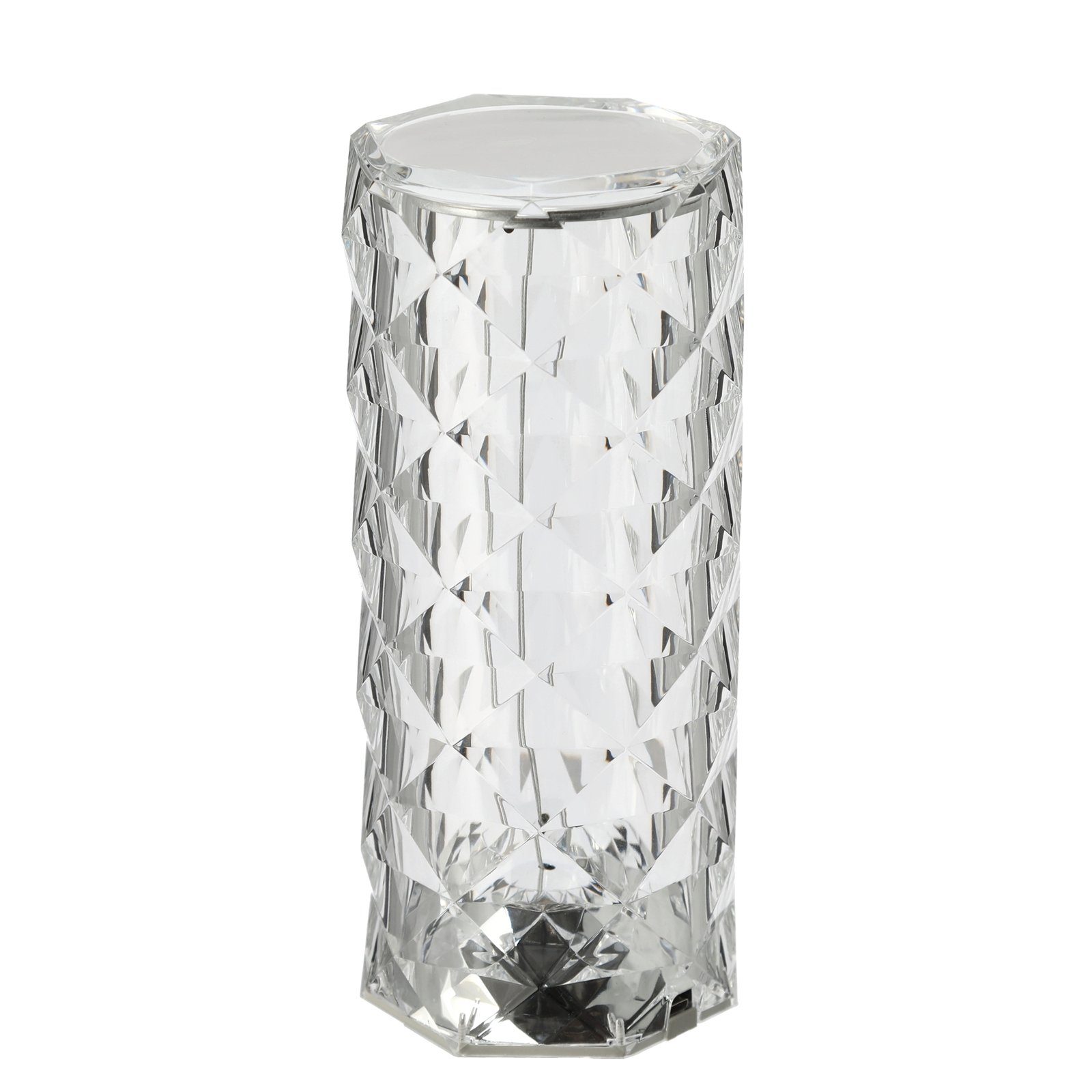 CEPEWA Tischleuchte LED Tischlampe Kristall, LED fest integriert