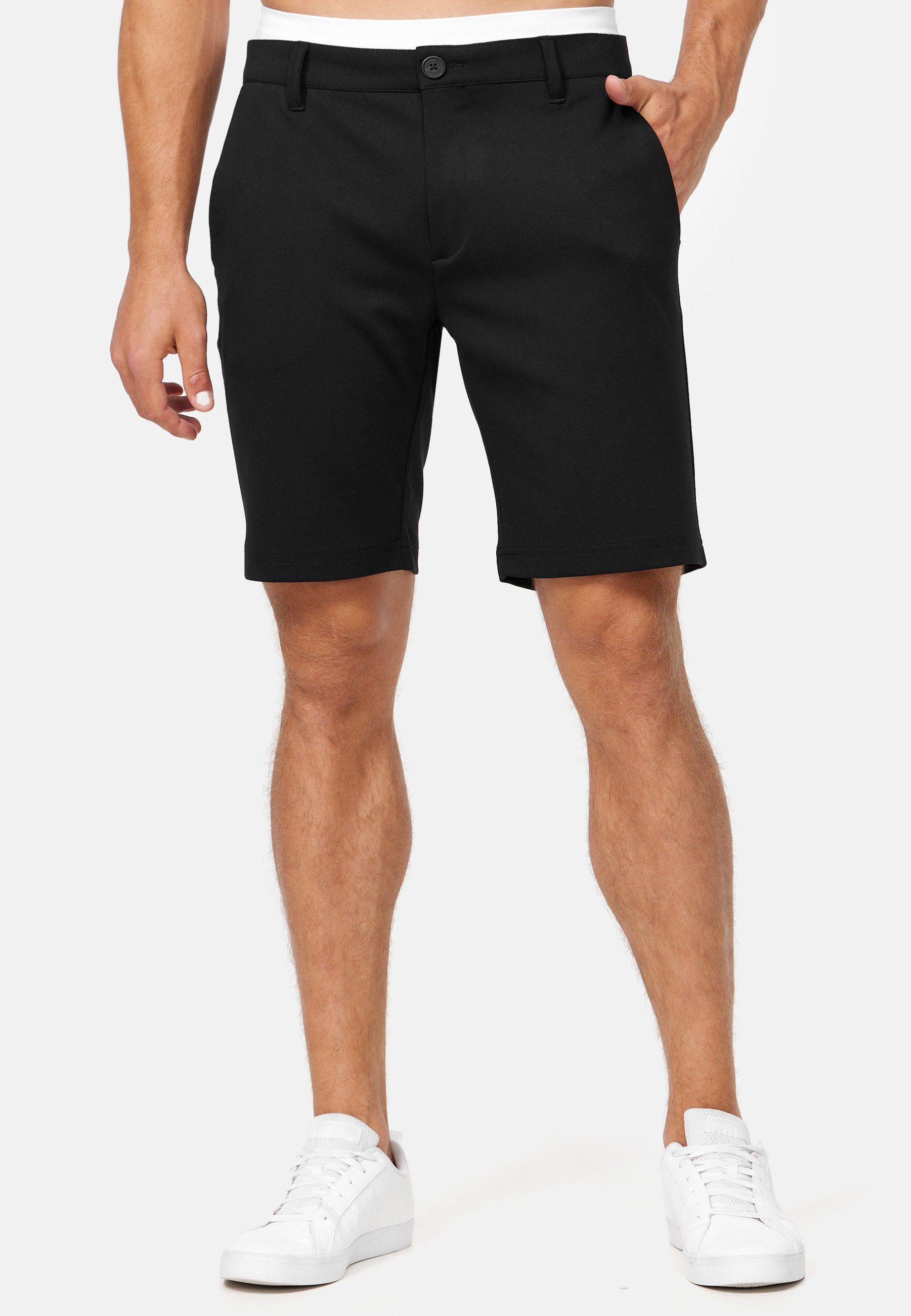 INDICODE Chinoshorts Herren Aalborg Chino Shorts Herrenshorts aus Viskose-Stretch