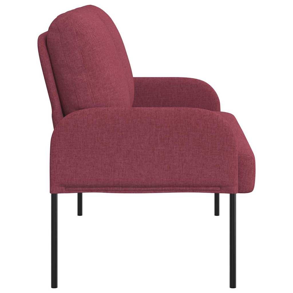 vidaXL Sofa Sofas mit Kissen 110cm Weinrot Sperrholz, 1 Teile – Bild 5 von 5