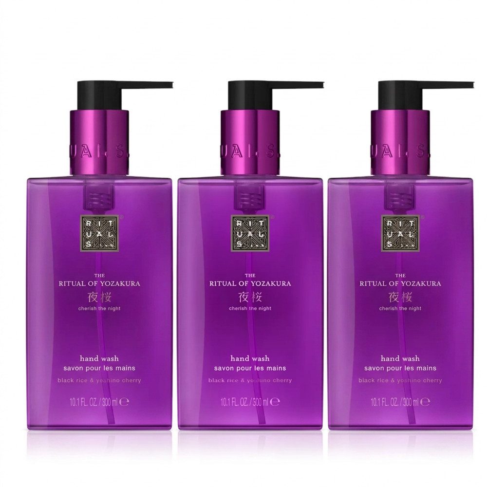 Rituals Flüssigseife Rituals The Ritual of Yozakura Hand Wash 3er Set, 1-tlg., Vorrats-Set mit drei flüssigen Handseifen