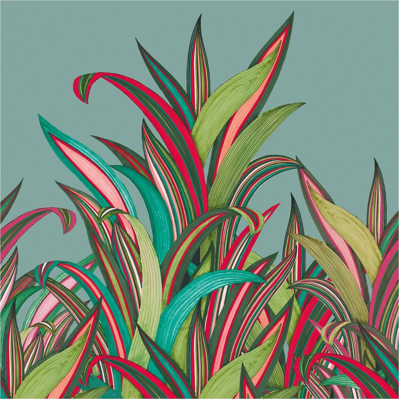 Fototapete 542233 Vliestapete Botanical Jungle 200 x 280 cm Rasch Selection