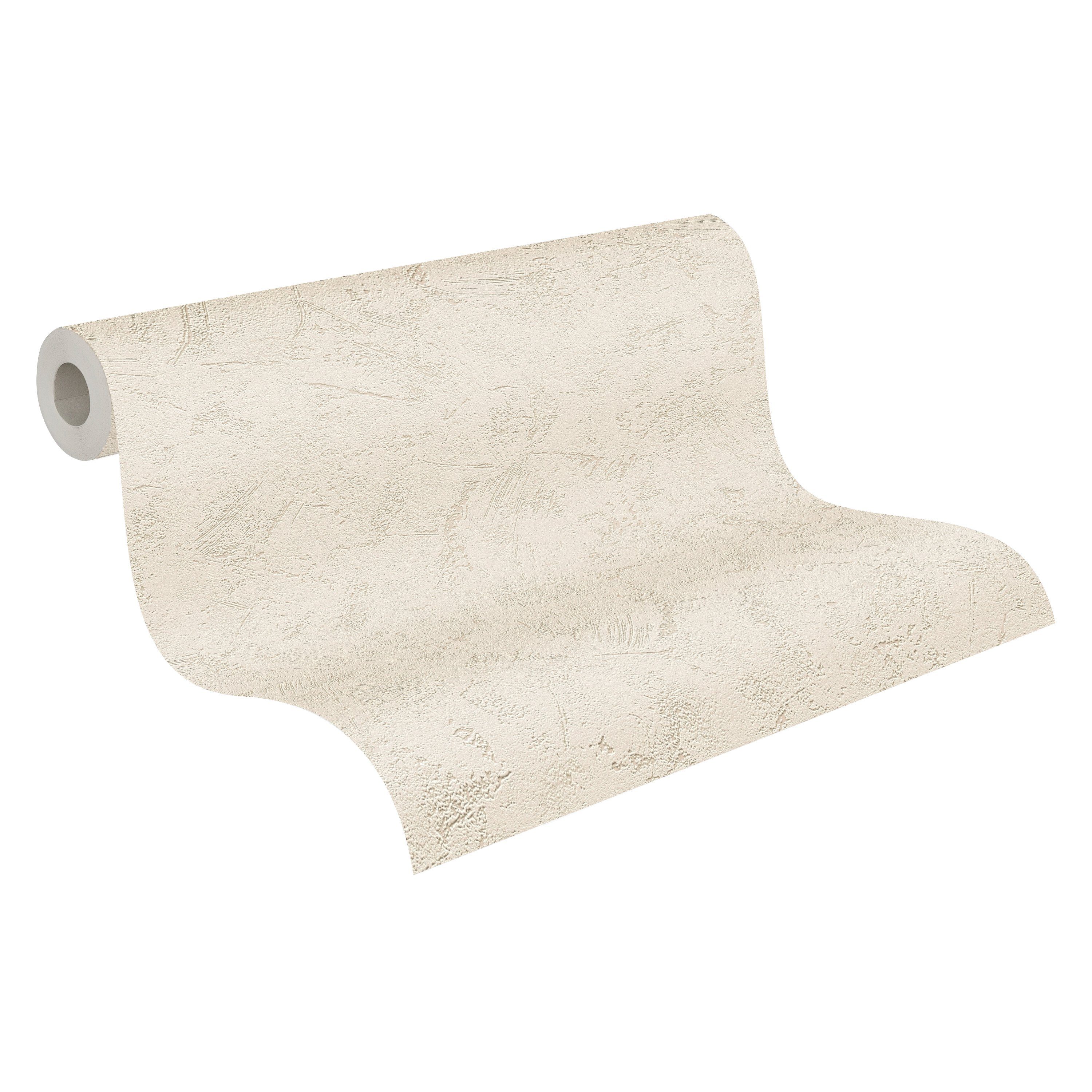 Bricoflor Putz Tapete in Beige Helle Vliestapete in Putzoptik Ideal für Flu günstig online kaufen