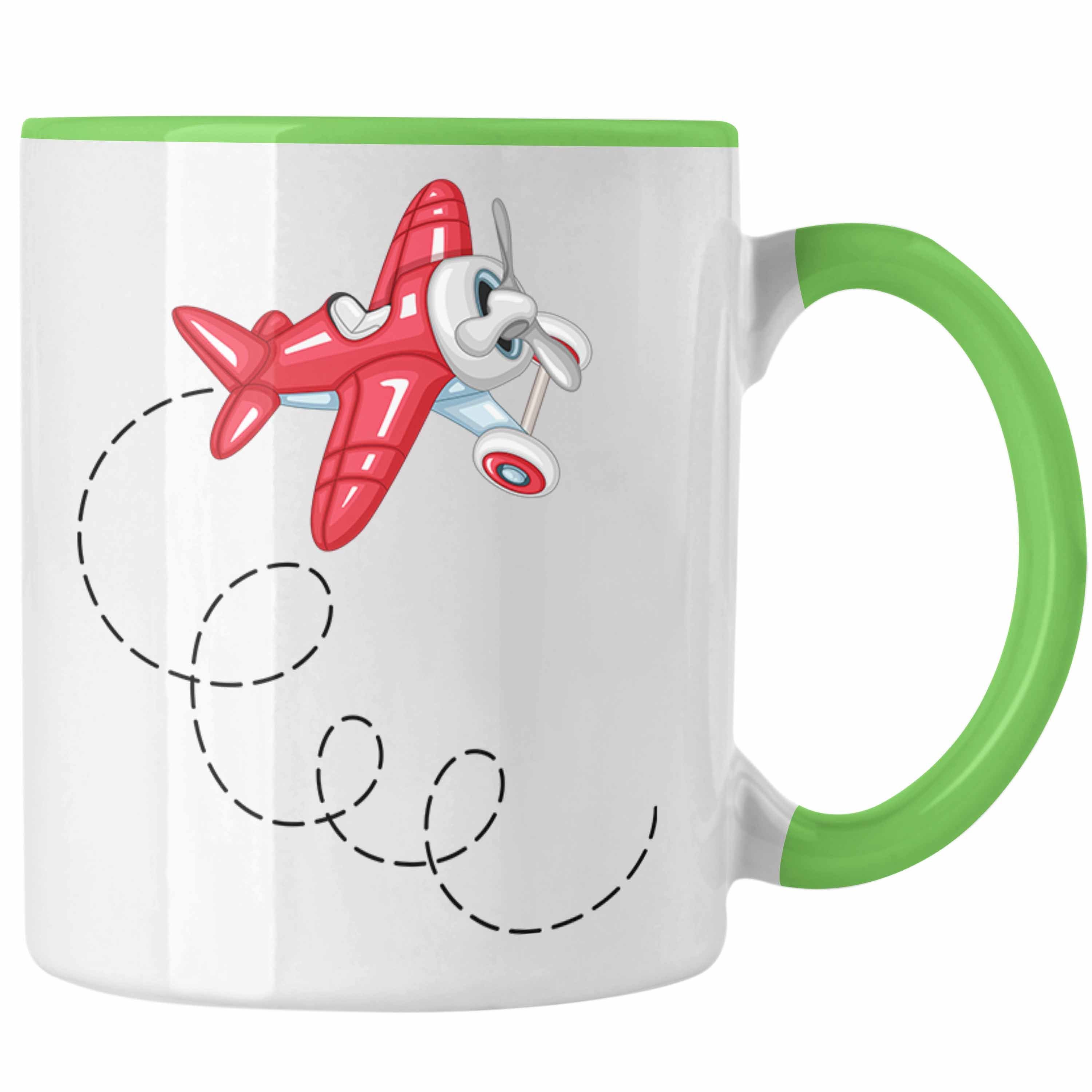 Grün Segelflieger Geschenk Segelflieger Trendation Tasse Tasse