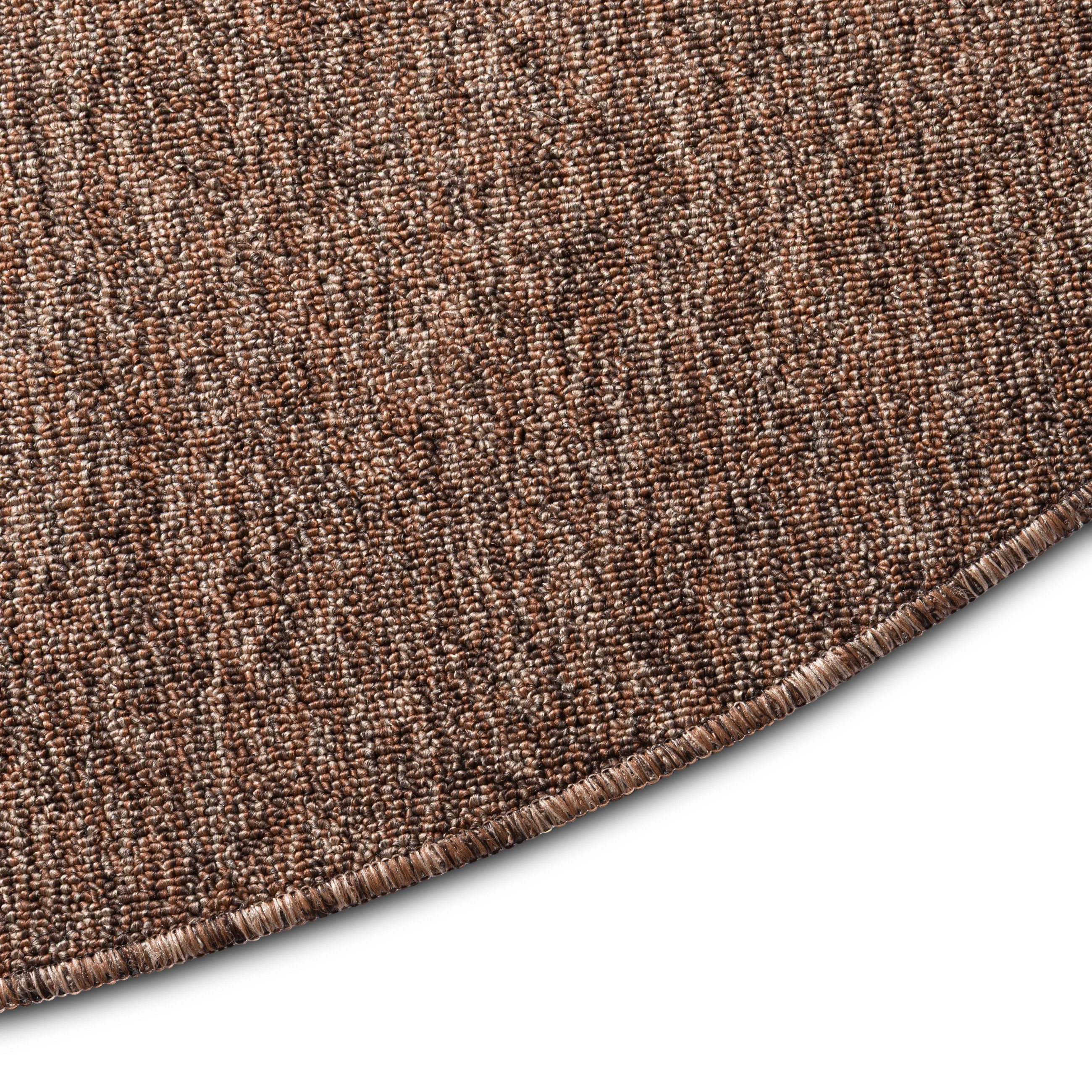 Tapiso Teppich NIZZA, rund, Höhe: 6 mm, Wohnzimmer, Schafzimmer, Einfarbig