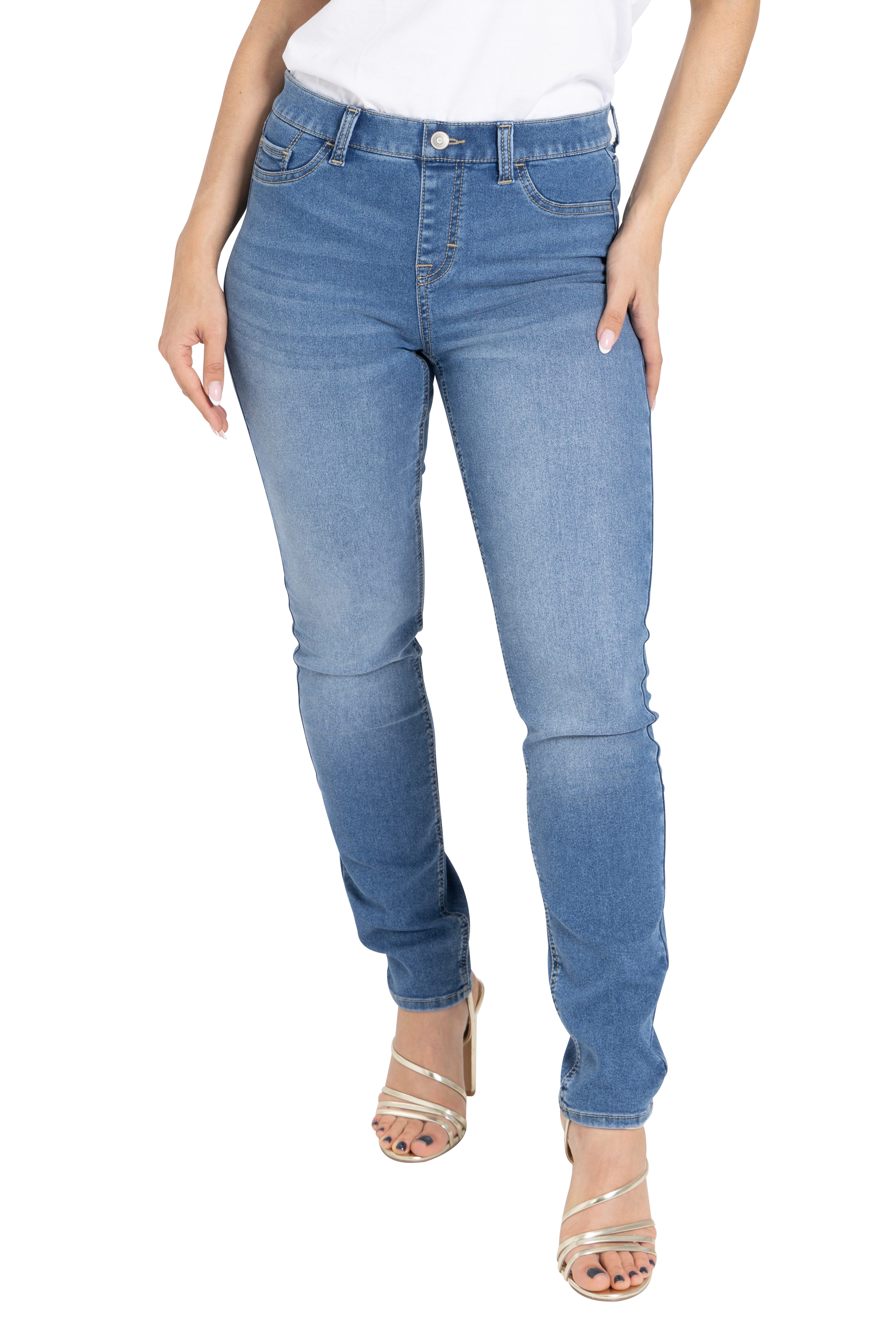 BlauerHafen Jeansjeggings BlauerHafen Damen Jeggings Jeans Slim Fit Super S günstig online kaufen