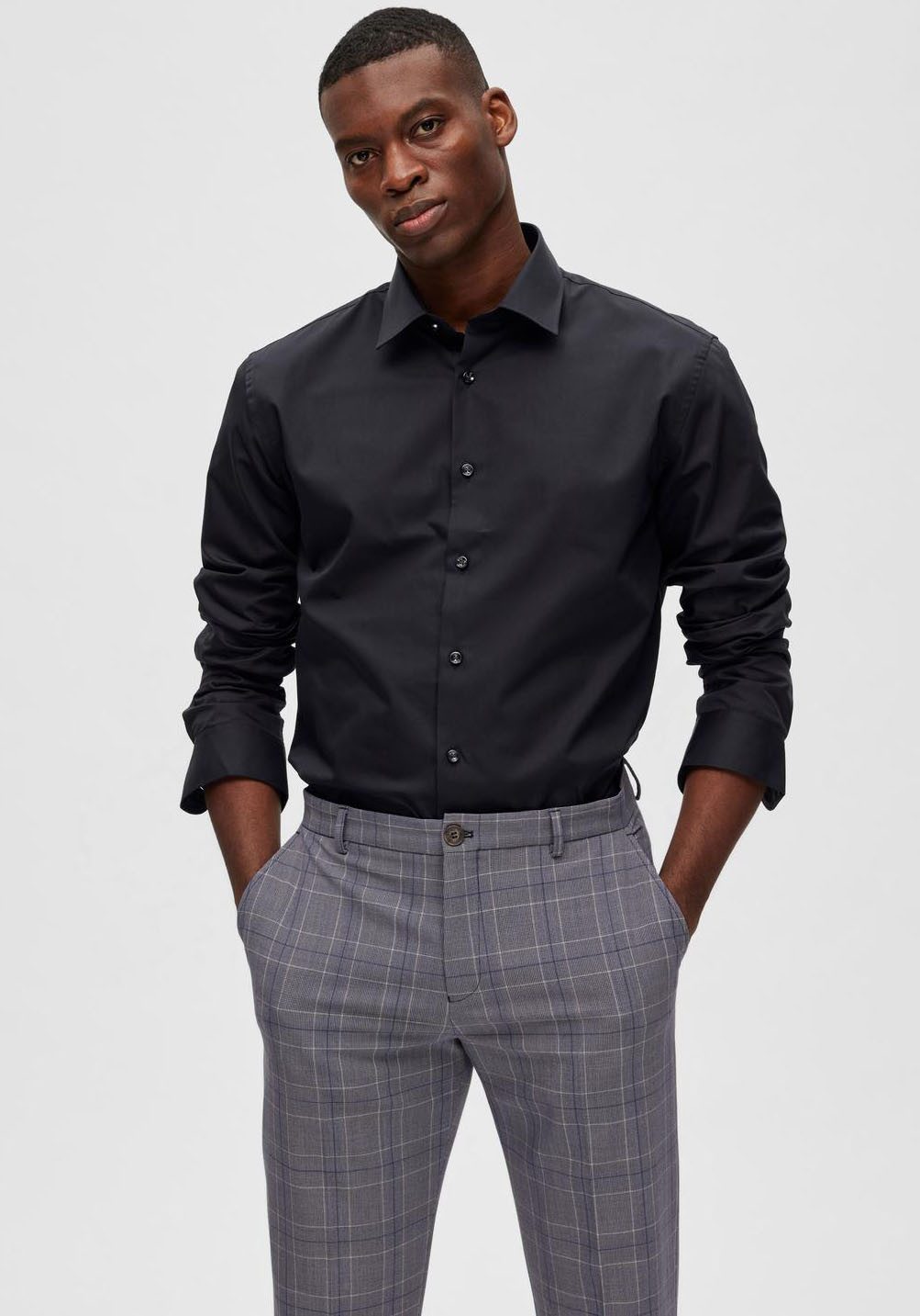 SELECTED HOMME Langarmhemd REGETHAN SHIRT günstig online kaufen