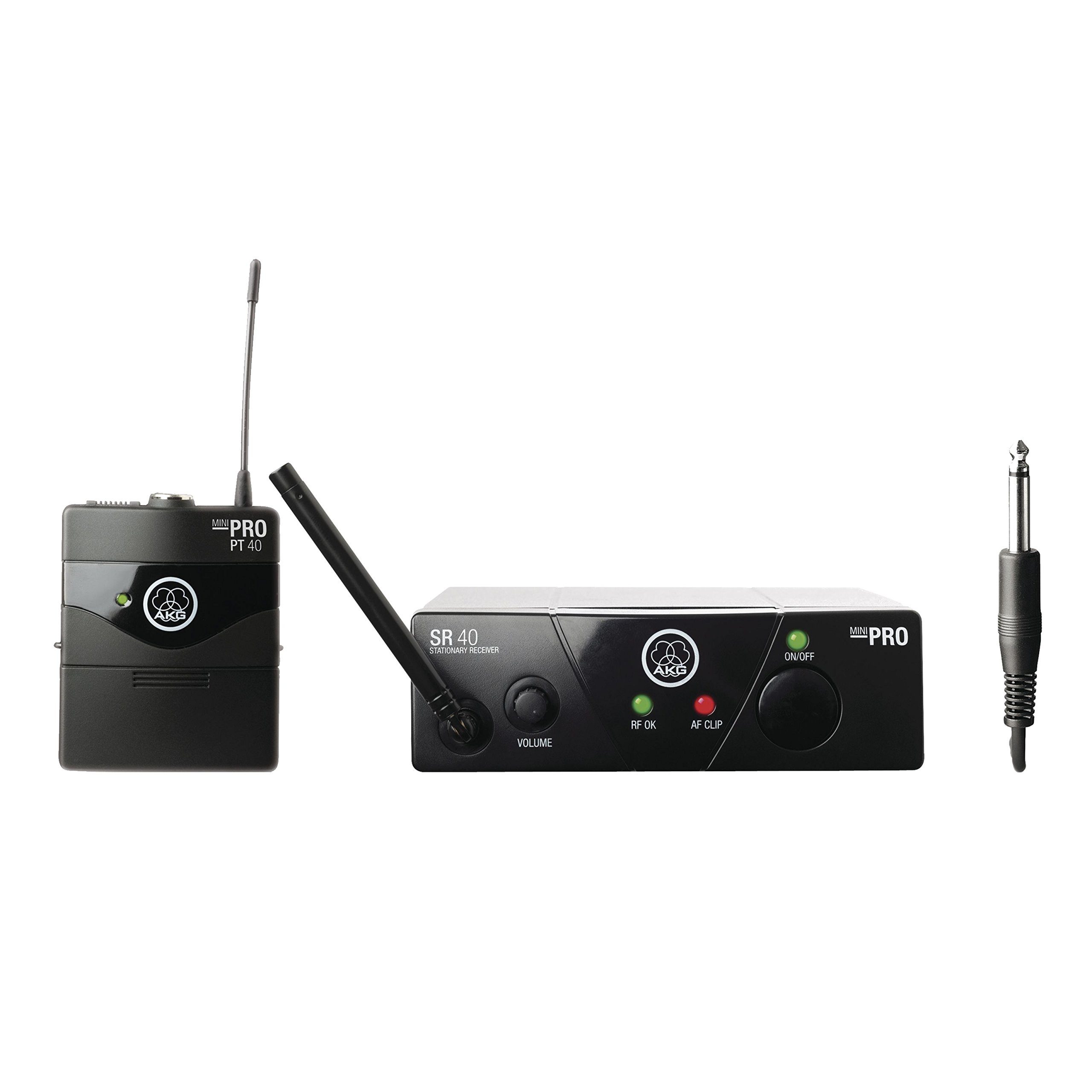 AKG Mikrofon (WMS 40 Mini Instrumental /ISM1 (863100 MHz), WMS 40 Mini Instrumental /ISM1 (863,100 MHz) - Drahtlose Sendeanlage