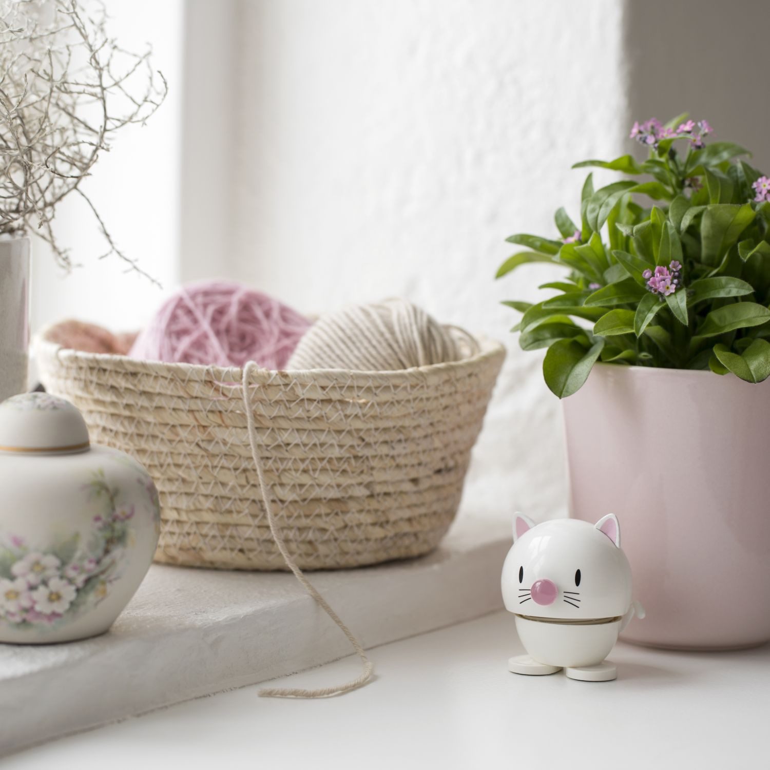 HOPTIMIST Dekofigur Cat White günstig online kaufen