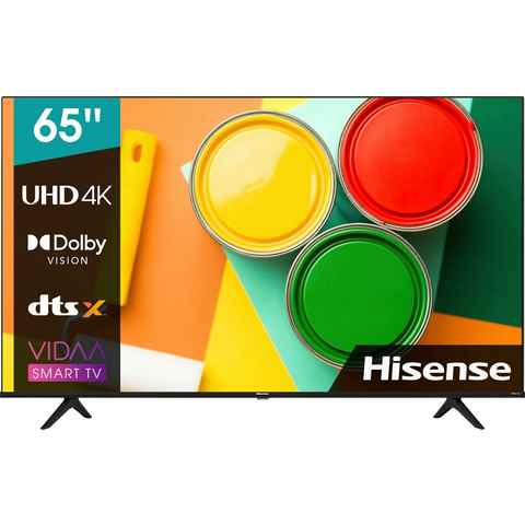 Hisense 65A6FG LED-Fernseher (164 cm/65 Zoll, 4K Ultra HD, Smart-TV, Triple Tuner DVB-C/S/ S2/ T/ T2, Smart-TV,Alexa Built-In,DTS Virtual X)