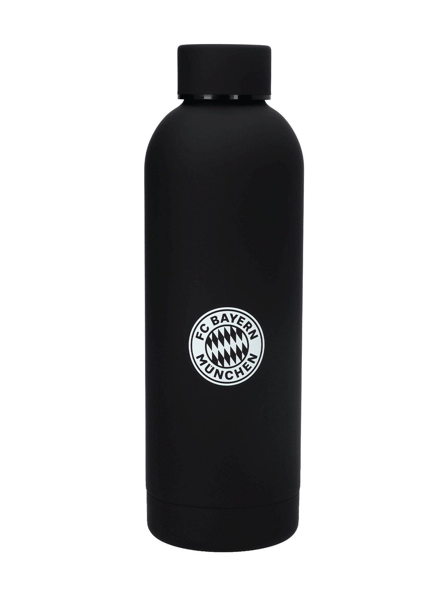FC Bayern München Trinkflasche FC Bayern München I Edelstahlflasche 0,5l I Schwarz