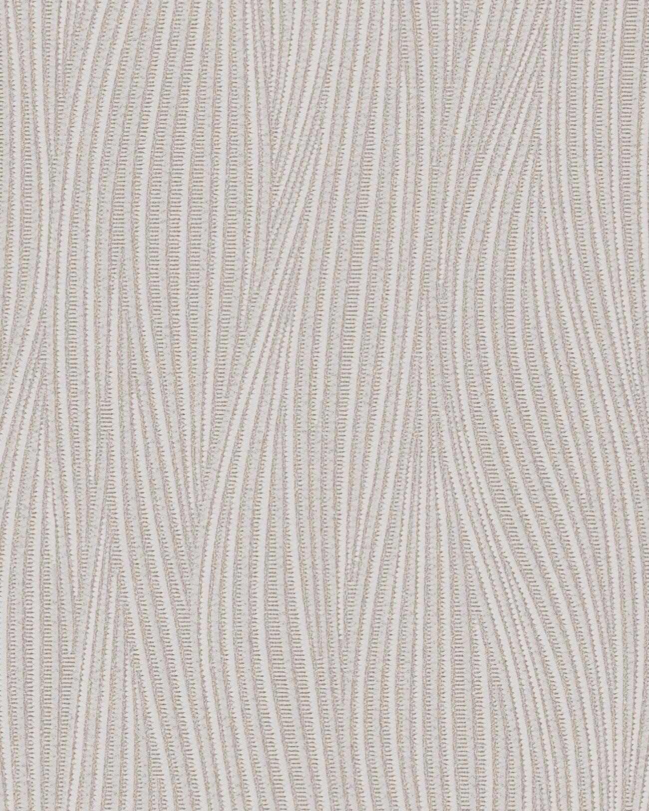 Edem Schaumtapete 82050BR56 Streifen Tapete Linien glitzernd grau weiß 7,95m2, strukturiert, gestreift, leicht glänzend, unifarben, Strukturmuster, (1 Rolle, 7,95 qm), Vinyltapete auf Papierbasis, grau, platin-grau, weiß
