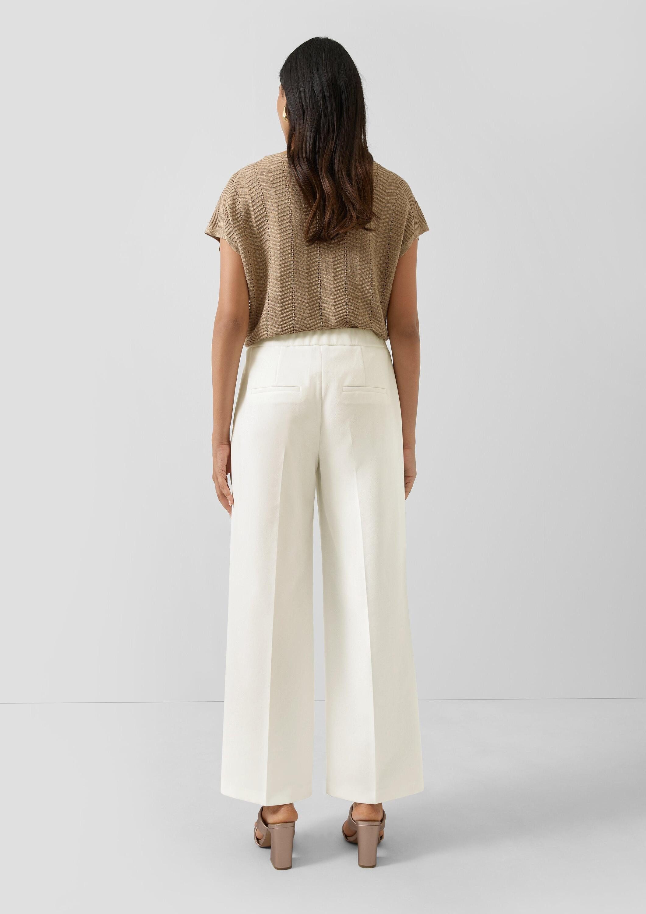 s.Oliver Chinos Hose Elegante Hose aus Twill mit Elastikbund – Bild 3 von 5