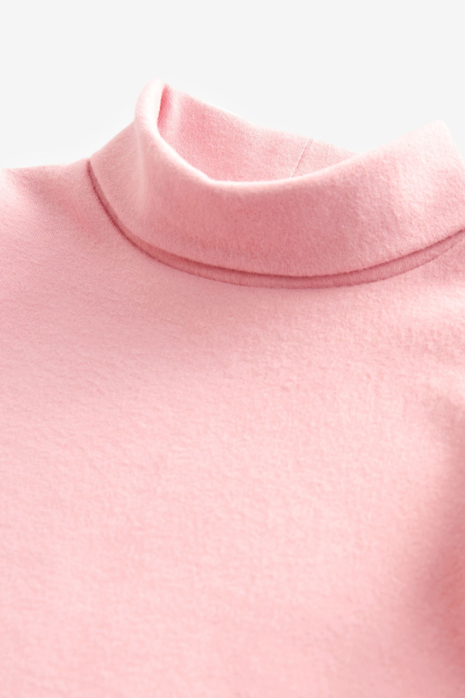 Rollkragen-Shirt Pink Next (1-tlg) Rollkragenshirt