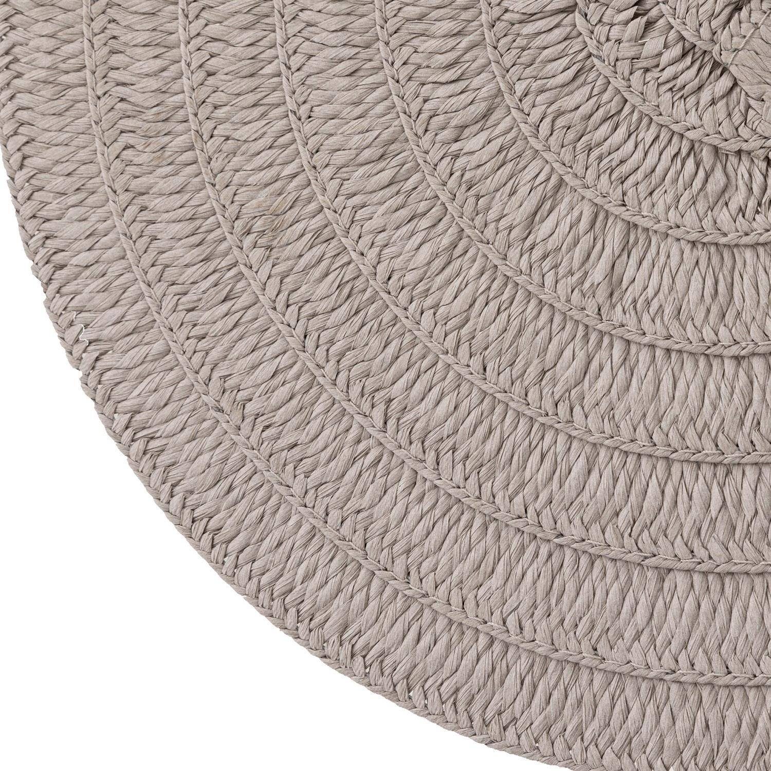 Secret de Gourmet Dekomatte Tischset aus Jute OLIVIA, Ø 38 cm, 1 Stk., Zubehör für Tischdekoration