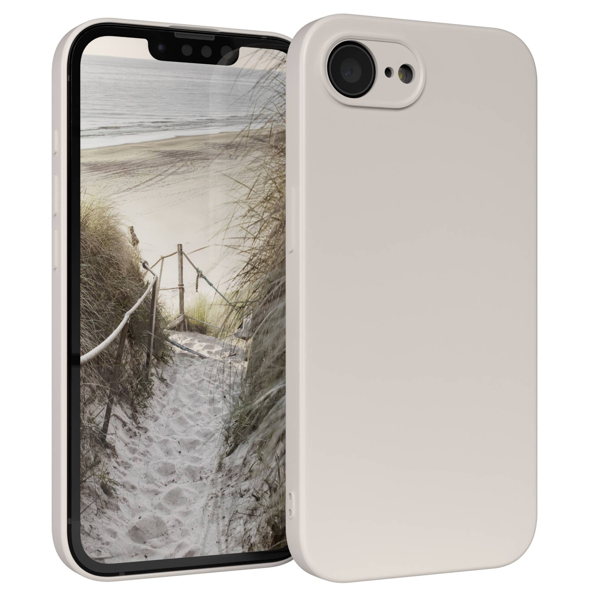 EAZY CASE Handyhülle TPU Hülle mit/-ohne MagSafe Apple iPhone 16e 6,1 Zoll, Bumper Case Matt Slimcover Silikonschutzhülle elastisch Polarstern
