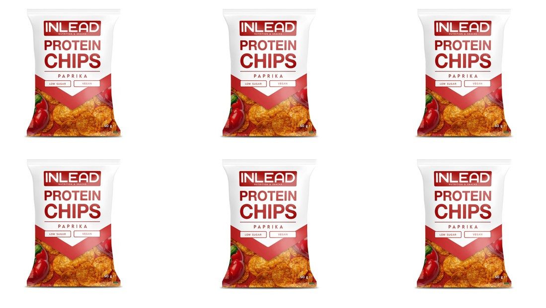 Inlead Nutrition GmbH & Co. KG Inlead Protein Chips- 6x50 g Chips