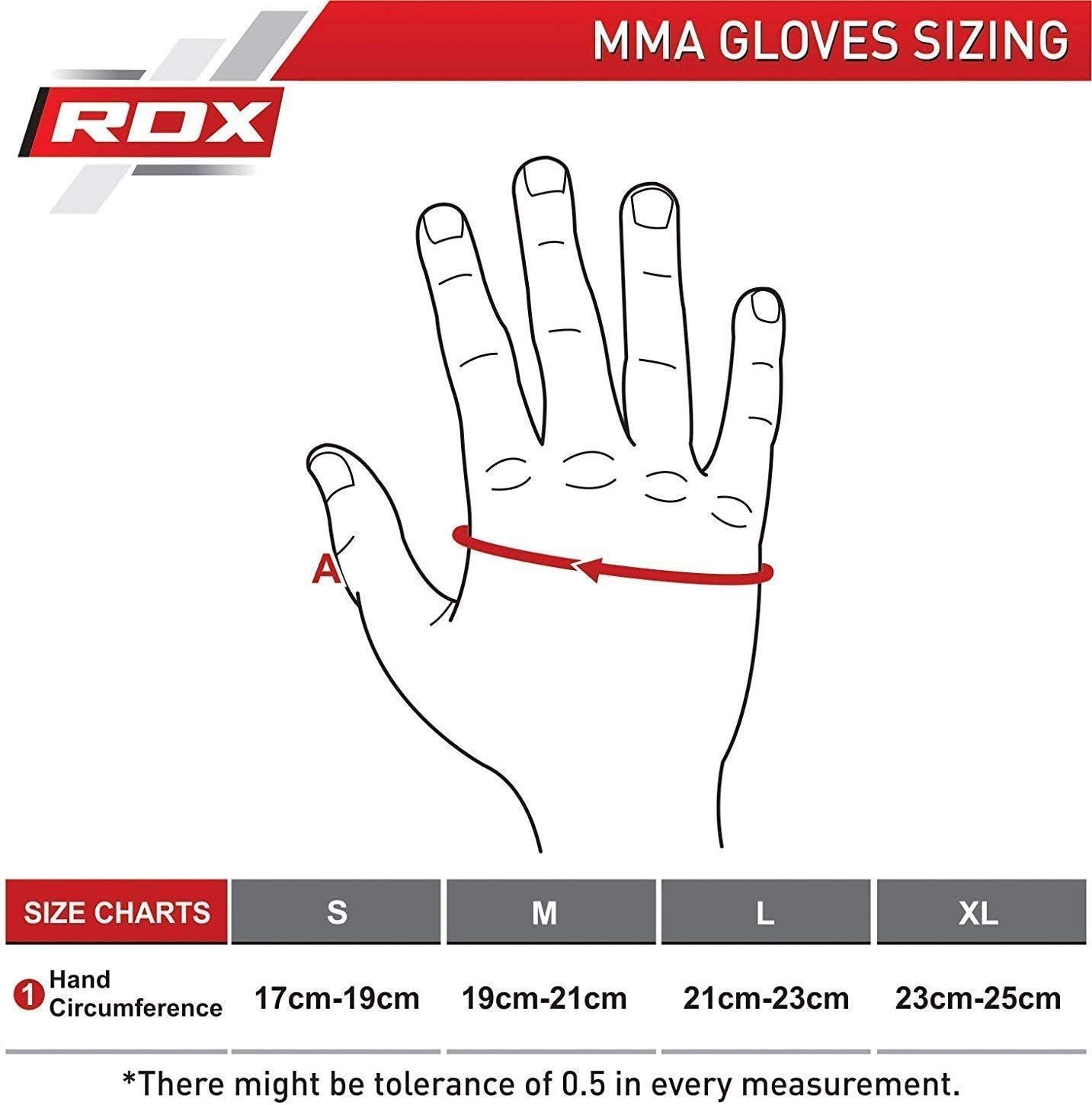 RDX Sports MMA-Handschuhe RDX Arts MMA Professional Handschuhe Martial Sparring Boxsack