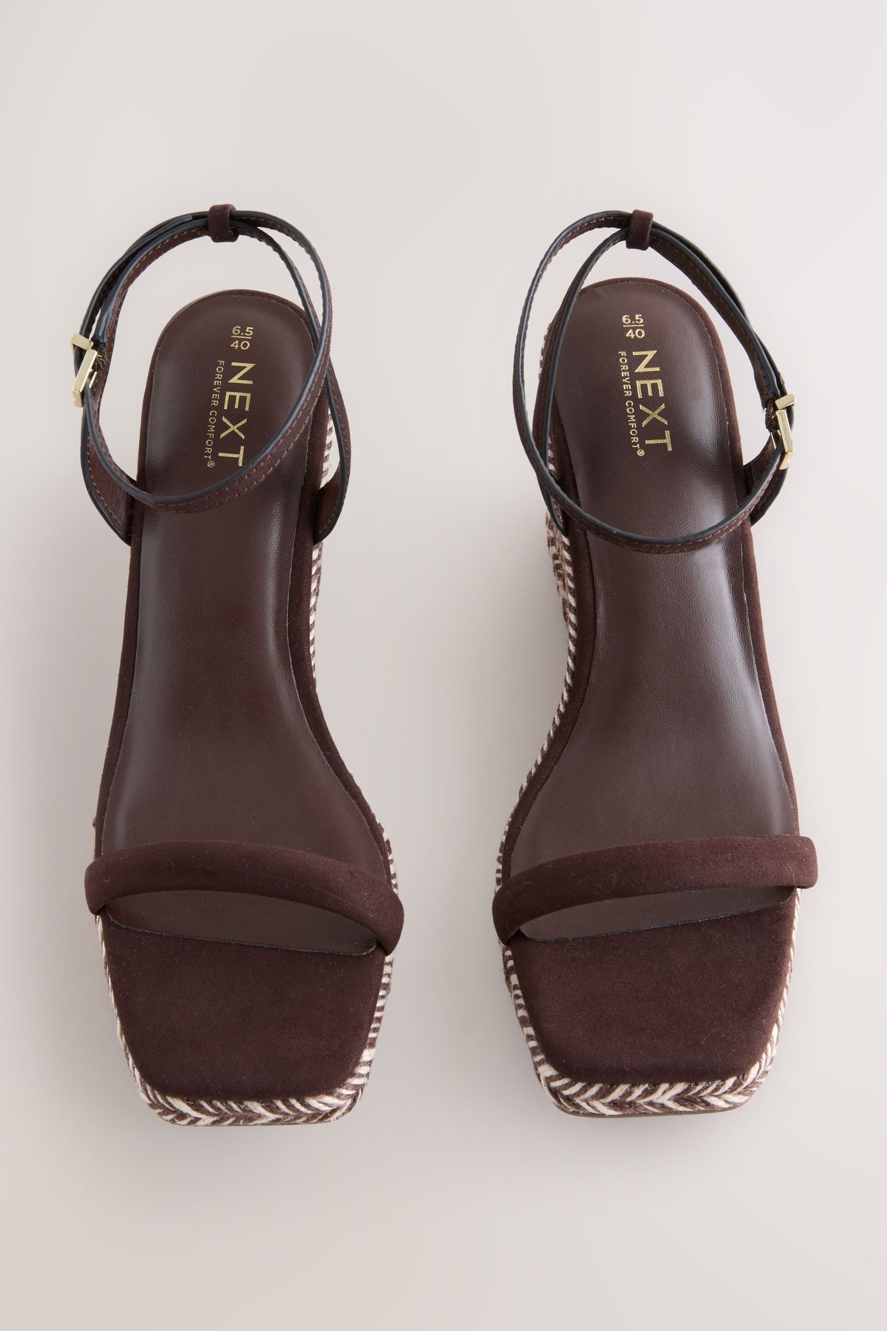 Next Forever Comfort® Espadrilles mit Keilabsatz Keilsandalette