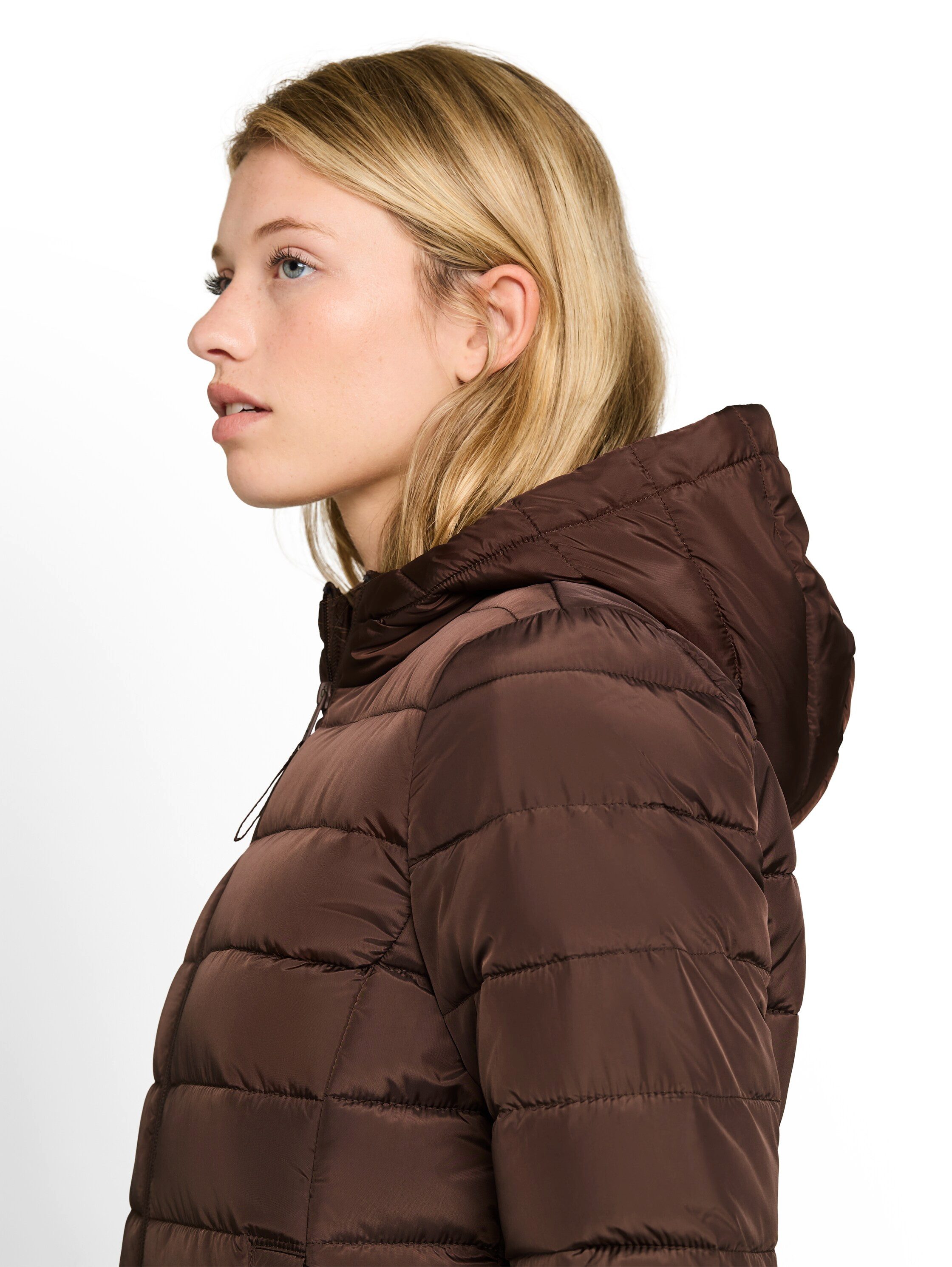 TOM TAILOR Denim Steppjacke mit Kapuze