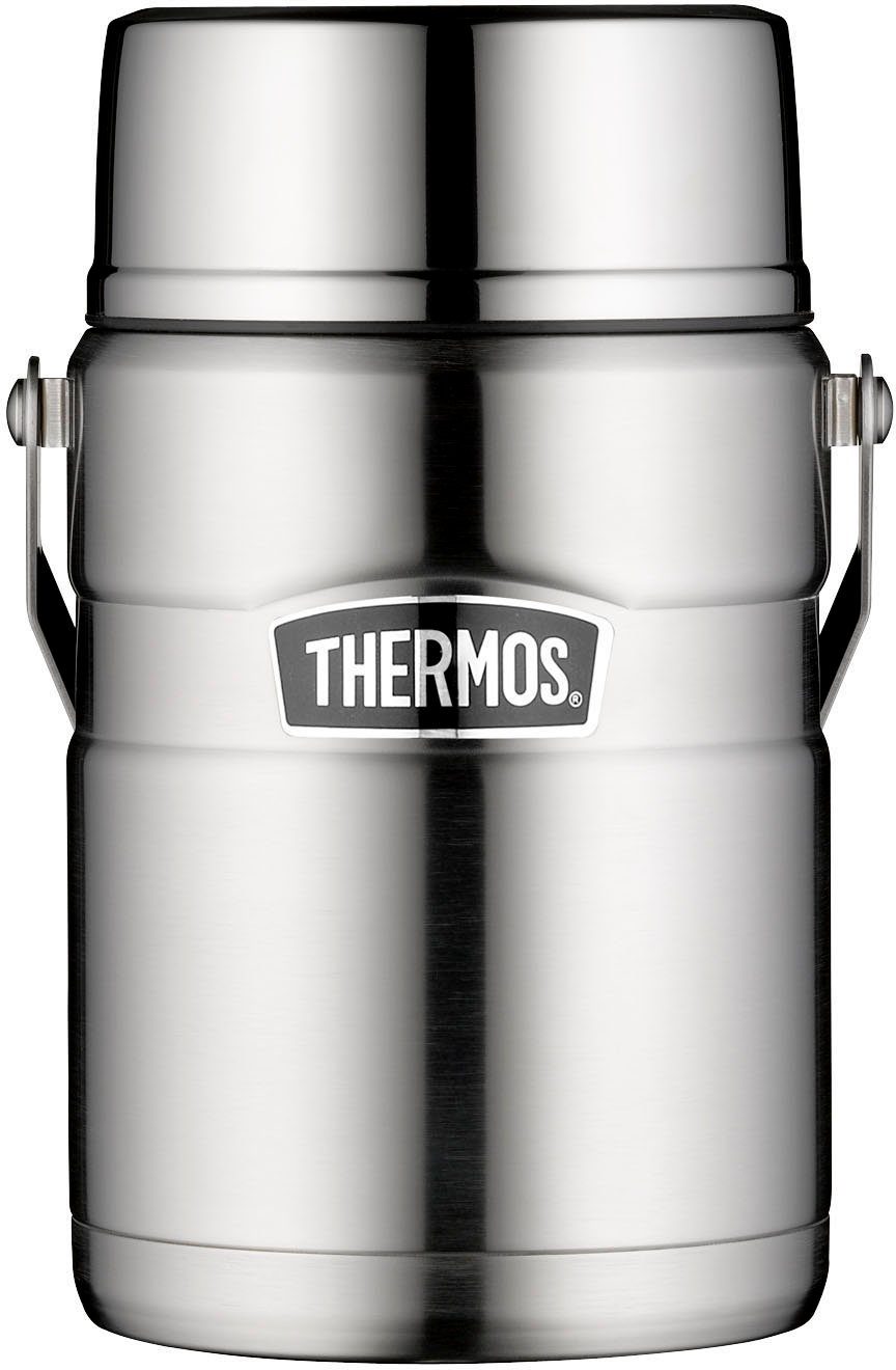 Thermobehälter King, THERMOS Edelstahl, 1,2 Liter (1-tlg), Stainless