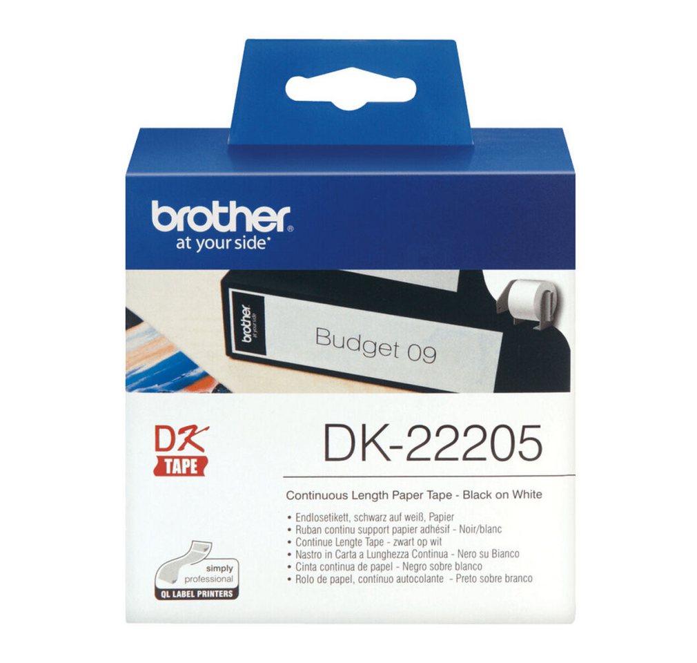 Thumbnail - Brother Etiketten Endlos-Etikett EndlosEtikett DK-22205 DK22205 (DK22205)