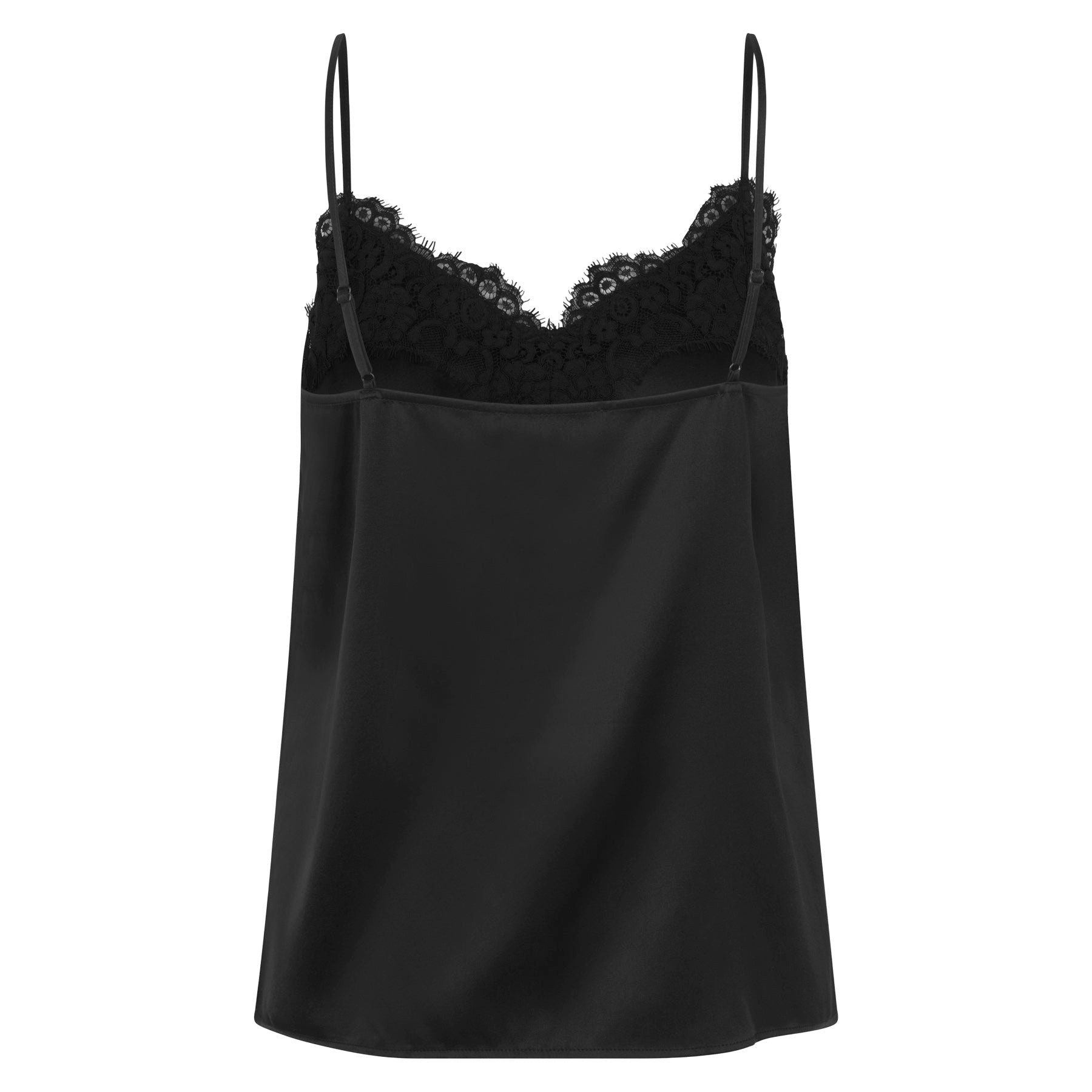 rosemunde Shirttop ROSEMUNDE Top JADE aus Seide - Black