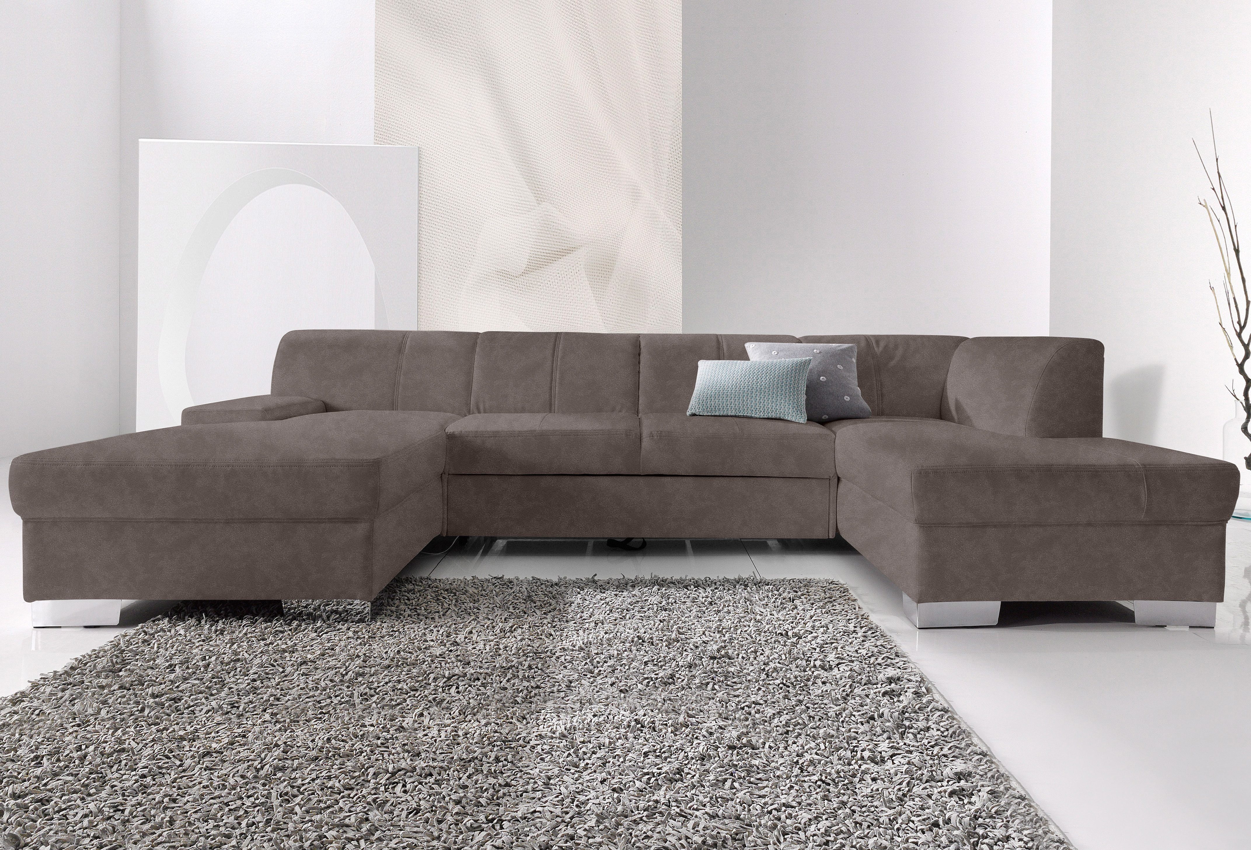 DOMO collection Wohnlandschaft "Star, zeitlose Formensprache, elegante Opti günstig online kaufen