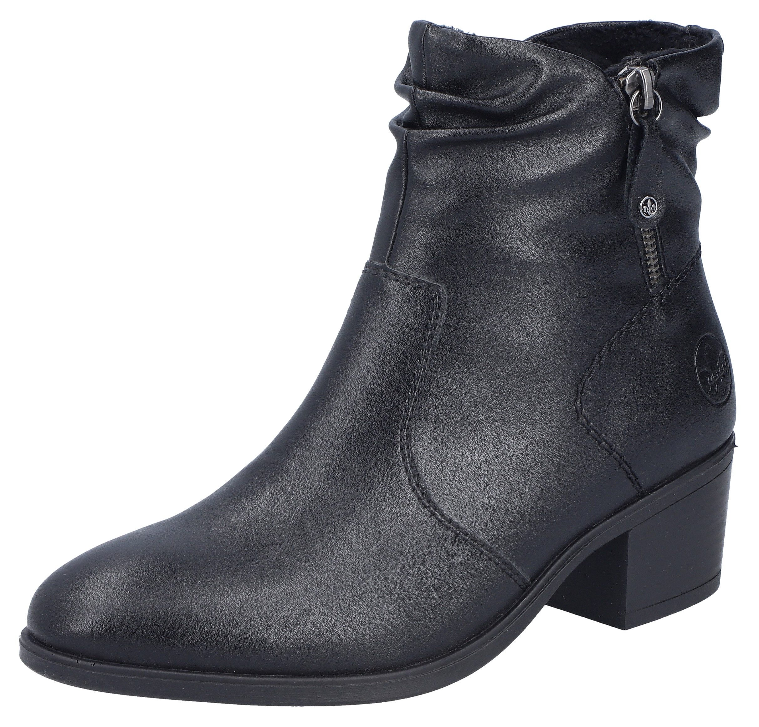 Rieker Stiefelette Boots, Klassik-Stiefelette, Blockabsatz, mit slouchy Sch günstig online kaufen