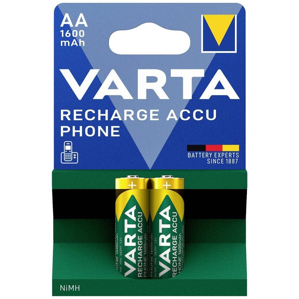 VARTA Akku RECHARGE ACCU Phone 2 1600mAh Blister AA