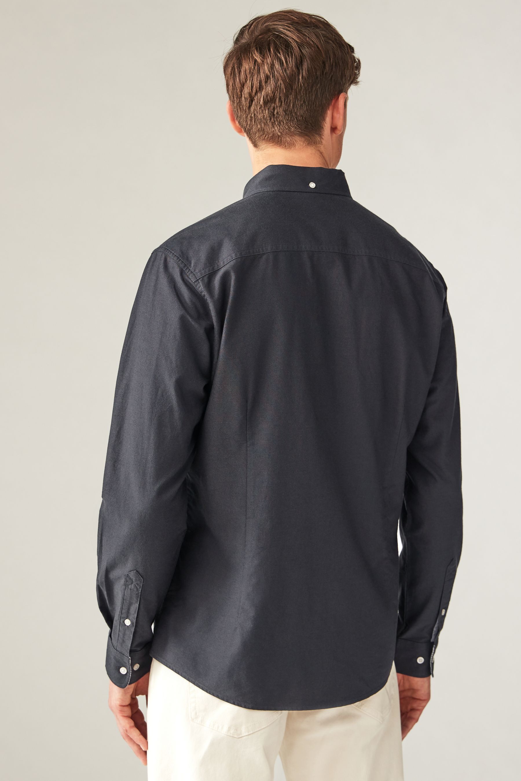 Next Langarmhemd Langärmeliges Oxfordhemd im Slim günstig online kaufen