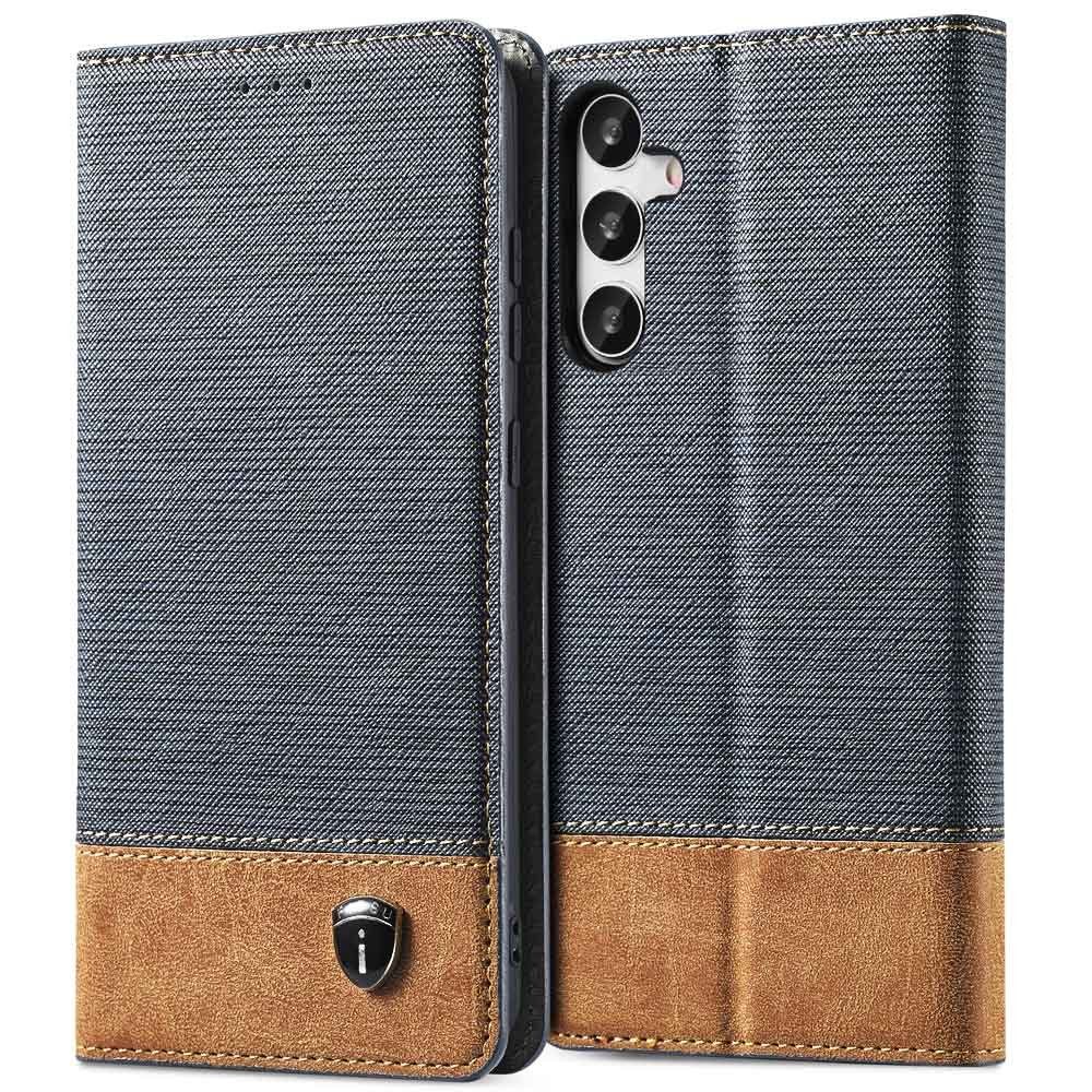 FITSU Handyhülle Handytasche für Samsung Galaxy Hülle Flipcase Schutzhülle Klapphülle, Hülle für Samsung Galaxy S24, S23, S23 FE, S22, S21, S20, S20 FE, S10