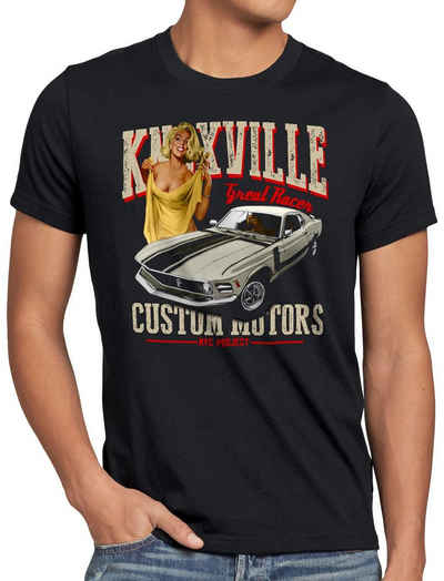 style3 Print-Shirt Herren T-Shirt Knoxville Mustang muscle car eleanor