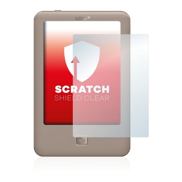 upscreen Schutzfolie für Tolino Page Displayschutzfolie Folie klar Anti-Scratch Anti-Fingerprint