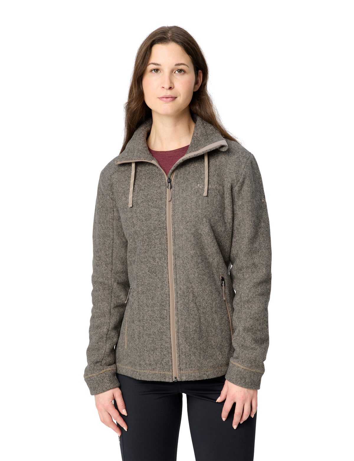 VAUDE Fleecejacke WOMEN'S SKOMER WINTER FLEECE JACKET mit Reißverschluss über die gesamte Länge, Regular Fit